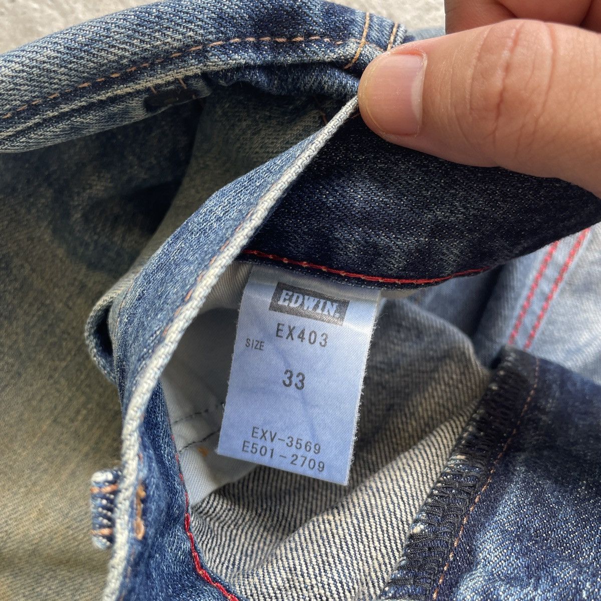 Japanese Brand W34 Vintage Edwin Rusty Jeans Distressed Faded Denim Pants Size US 34 / EU 50 - 7 Thumbnail