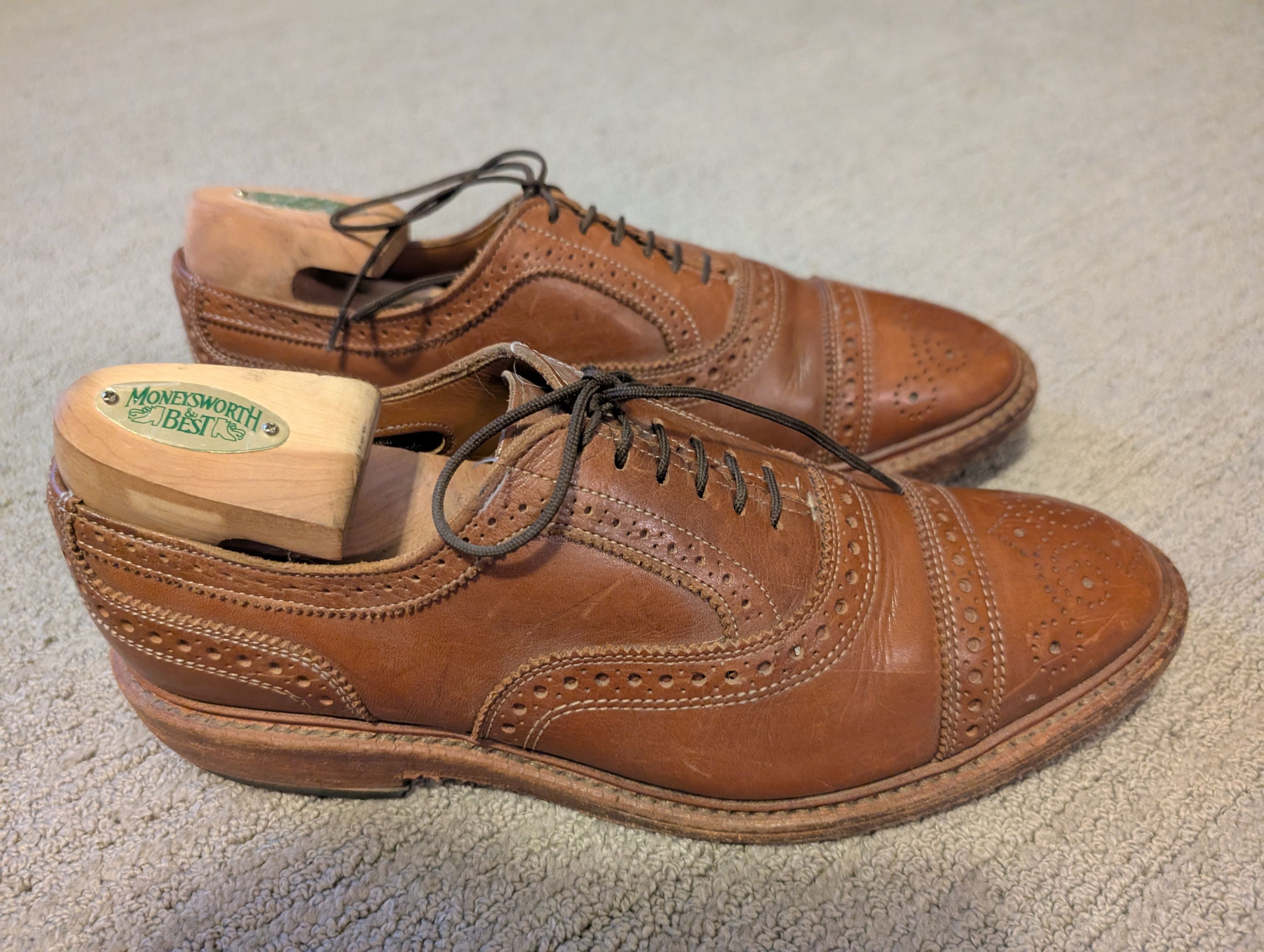 Allen Edmonds Allen Edmonds Elgin Cap Toe Perf Brogued Oxford Size US 8 / EU 41 - 3 Thumbnail