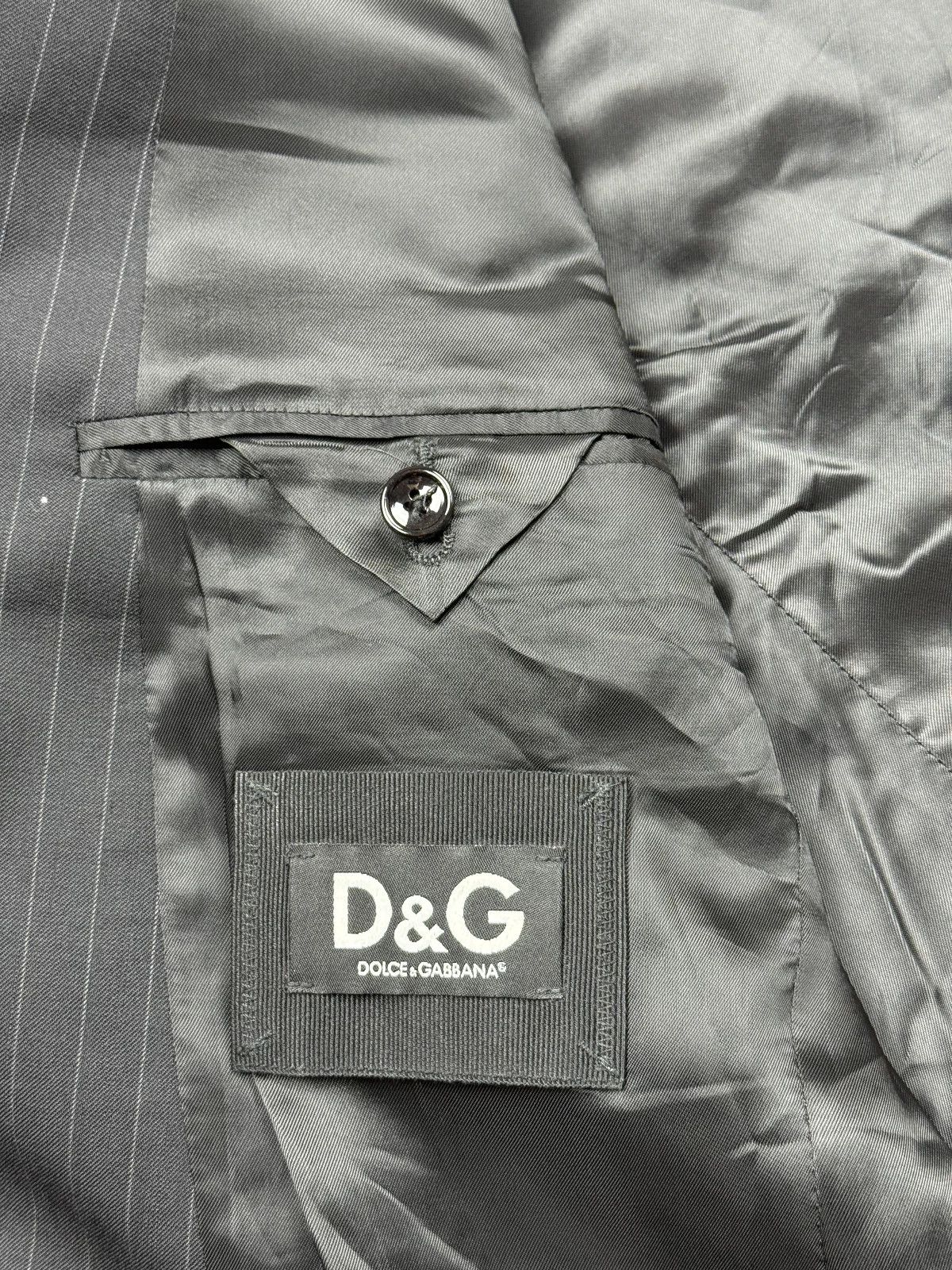 Dolce & Gabbana Dolce&Gabanna Luxury Classic wool striped blazer Hand seam Size US L / EU 52-54 / 3 - 6 Thumbnail