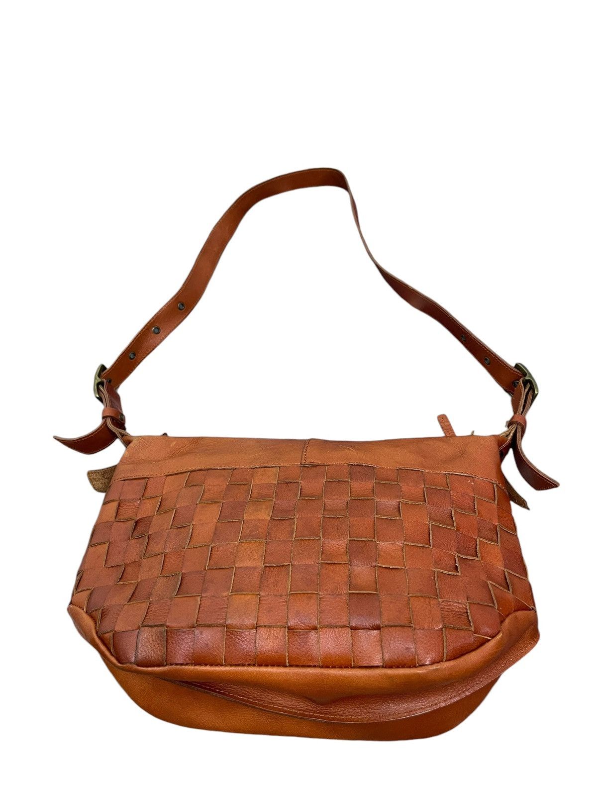 Genuine Leather Full Leather Work Zac Sac Cross Body Bag 5🟩 Size ONE SIZE - 1 Thumbnail