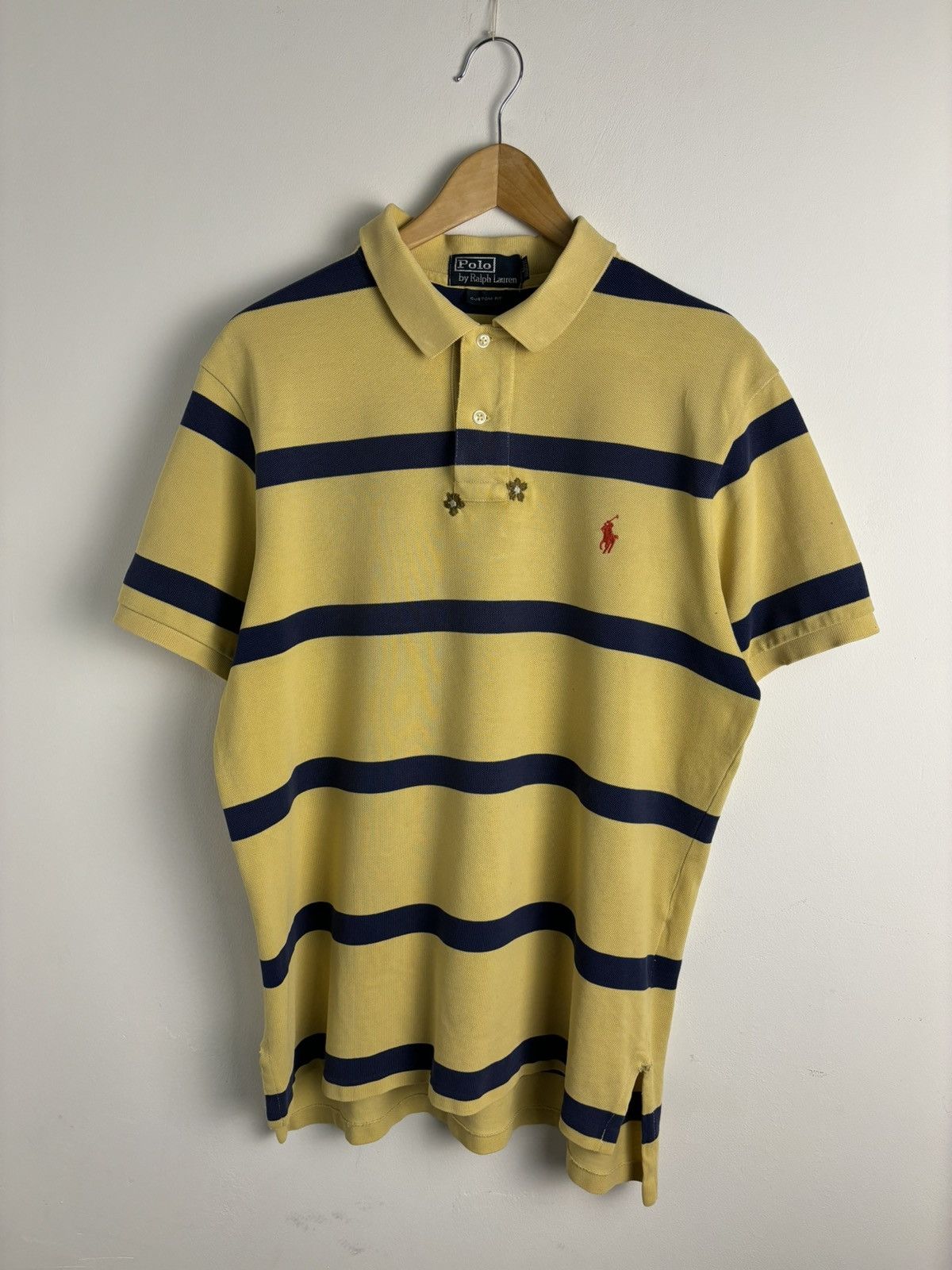 Polo Ralph Lauren × Ralph Lauren × Vintage Vintage Polo Ralph Lauren Embroidery Flower Repair Polo Size US L / EU 52-54 / 3 - 1 Thumbnail