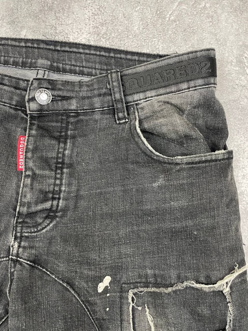 Dsquared2 Dsquared2 Men Black Distressed Denim Jeans Pants Slim Fit Size US 32 / EU 48 - 10 Thumbnail