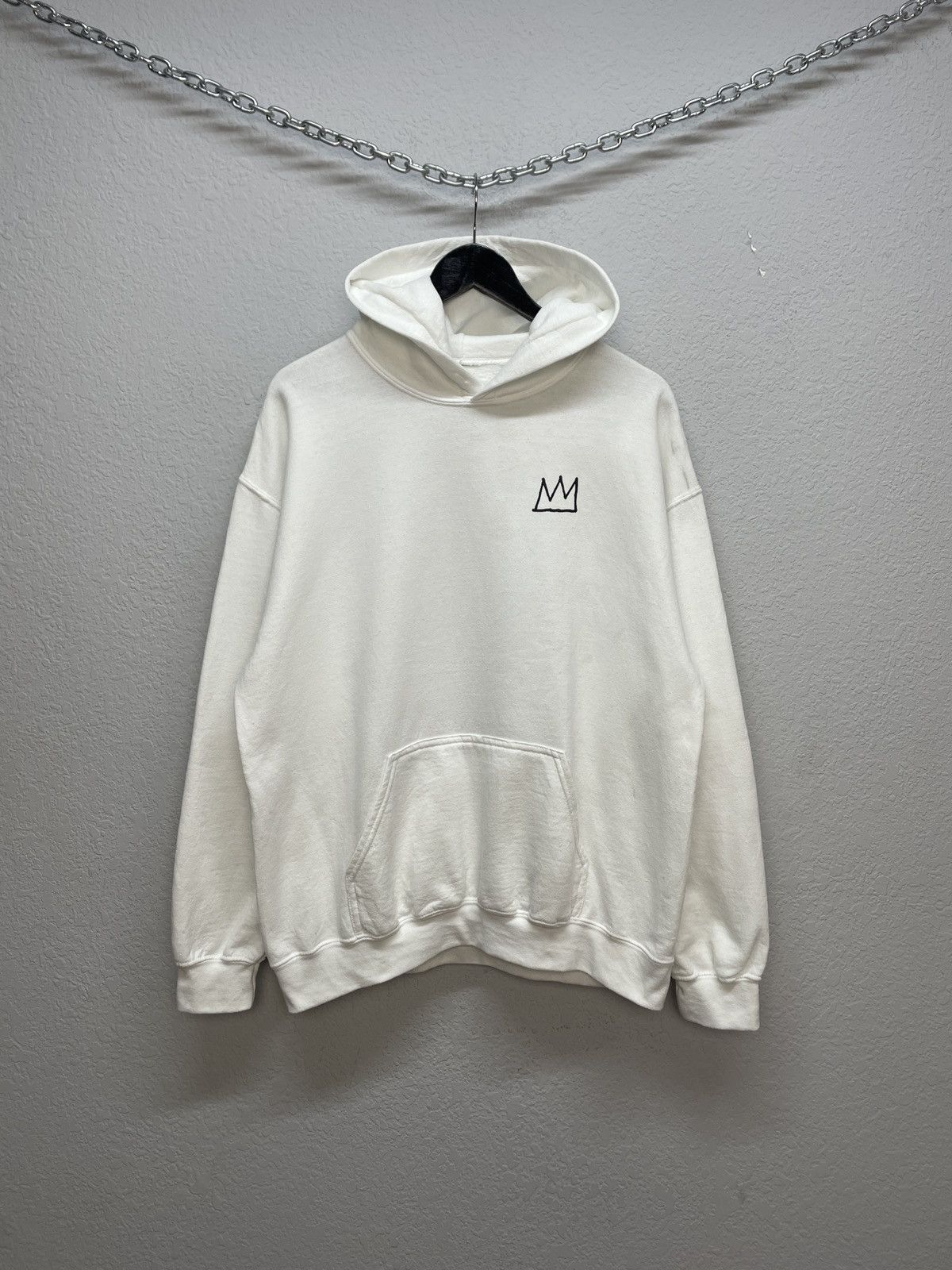 Jean-Michel Basquiat Jean-Michel Basquiat Pullover Hoodie White Sweatshirt Size US L / EU 52-54 / 3 - 6 Thumbnail