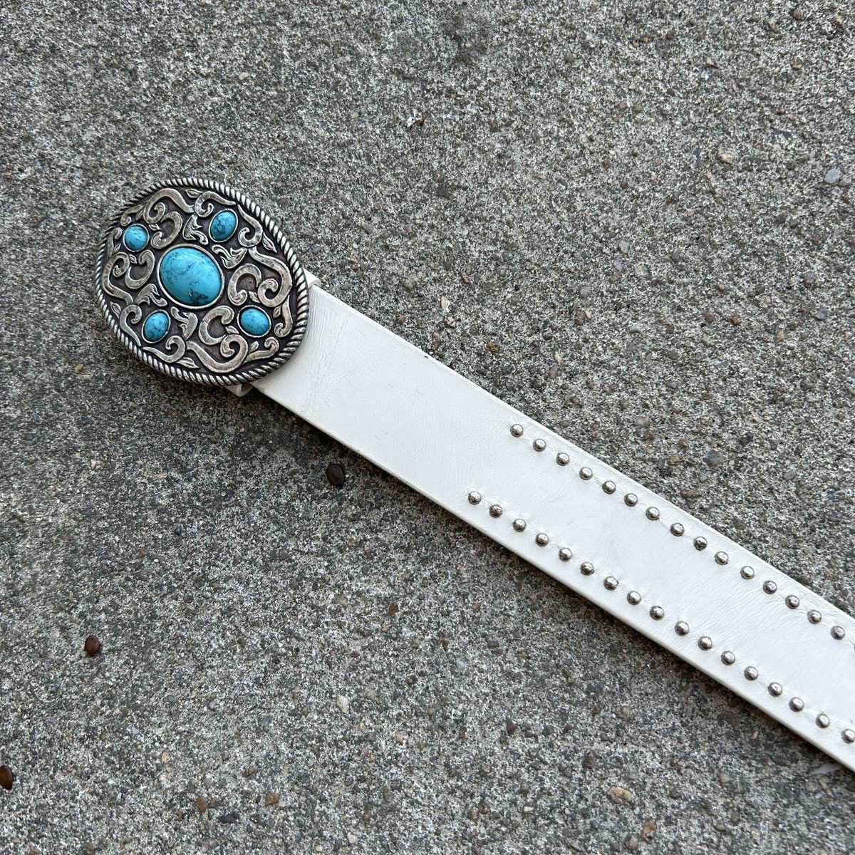 Vintage Vintage studded leatherbelt Feellike Navajo(Kapital Style) Size ONE SIZE - 11 Thumbnail