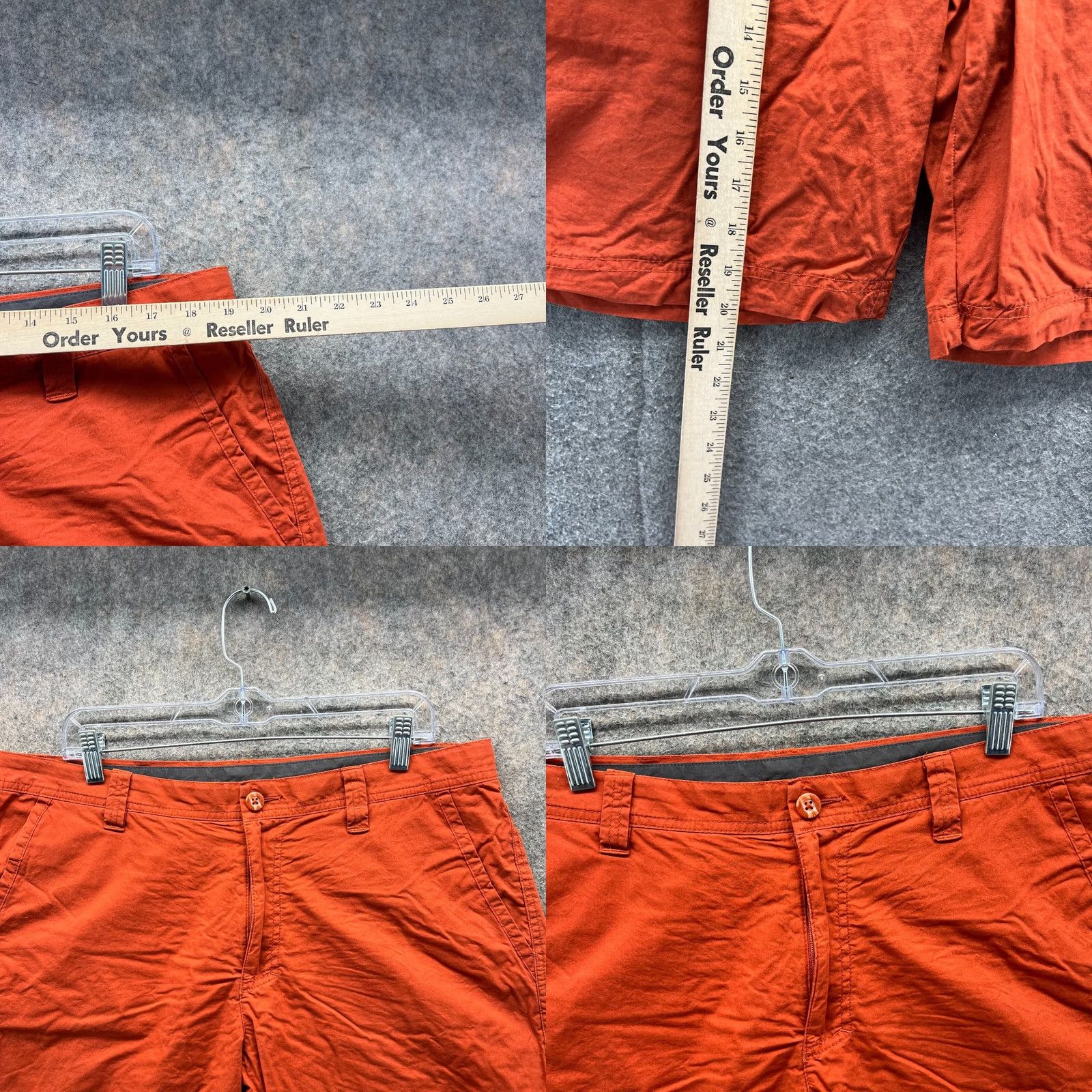 Vintage VINTAGE Columbia Shorts Mens 36 Chino Flat Front Button Orange Outdoor Casual Travel Summer Mens Size US 36 / EU 52 - 8 Thumbnail