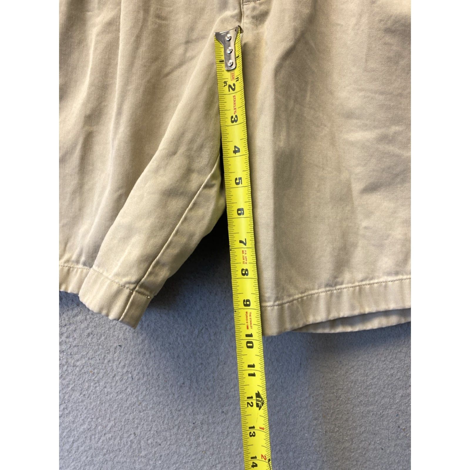 Lands' End Lands' End Men's Chino Shorts 34 Black Casual High Rise 9" Inseam Cotton Plain Front Size US 34 / EU 50 - 5 Thumbnail