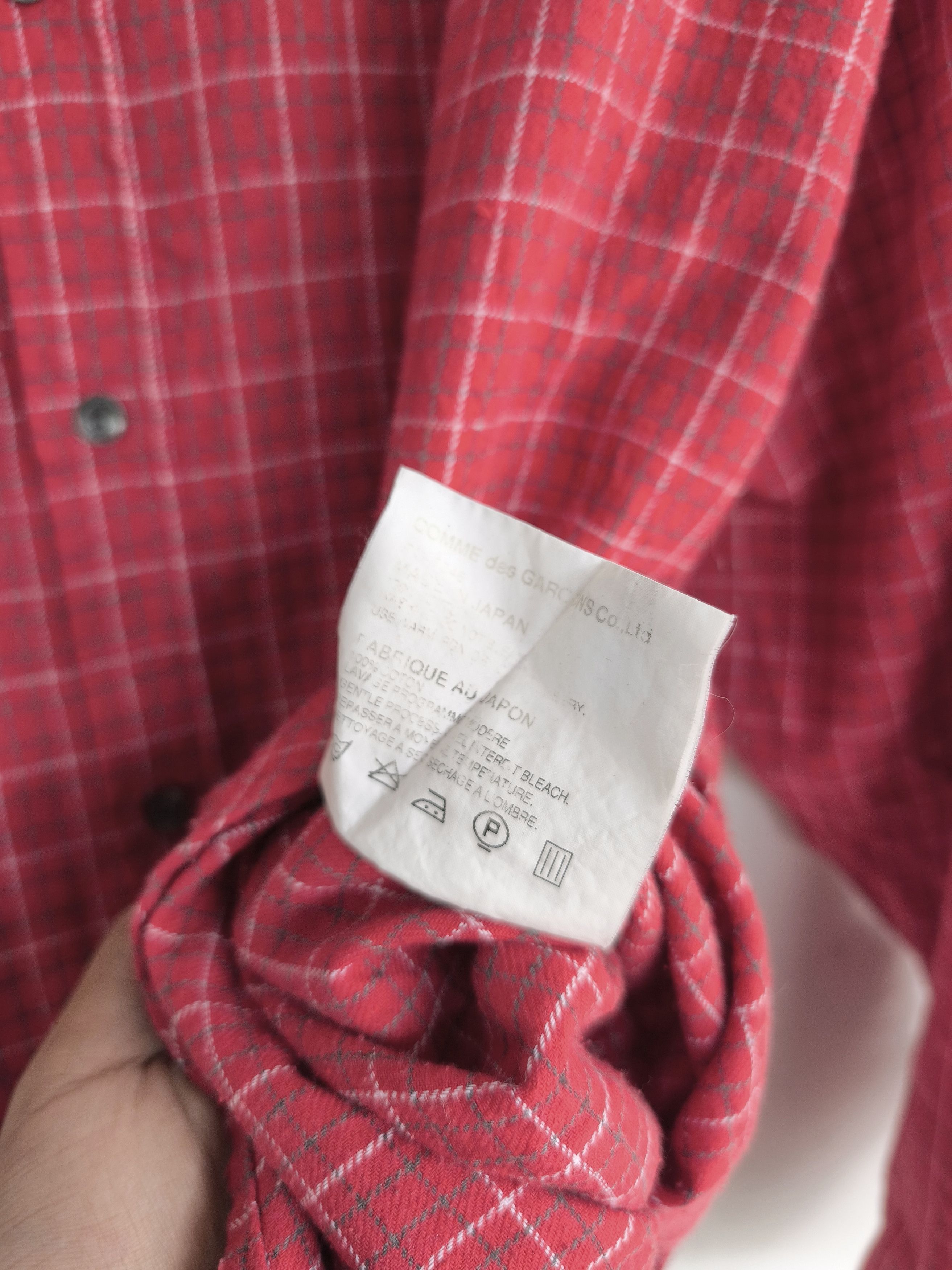 Comme des Garcons Comme des Garcons Homme plus plaid flannel Size US L / EU 52-54 / 3 - 4 Thumbnail