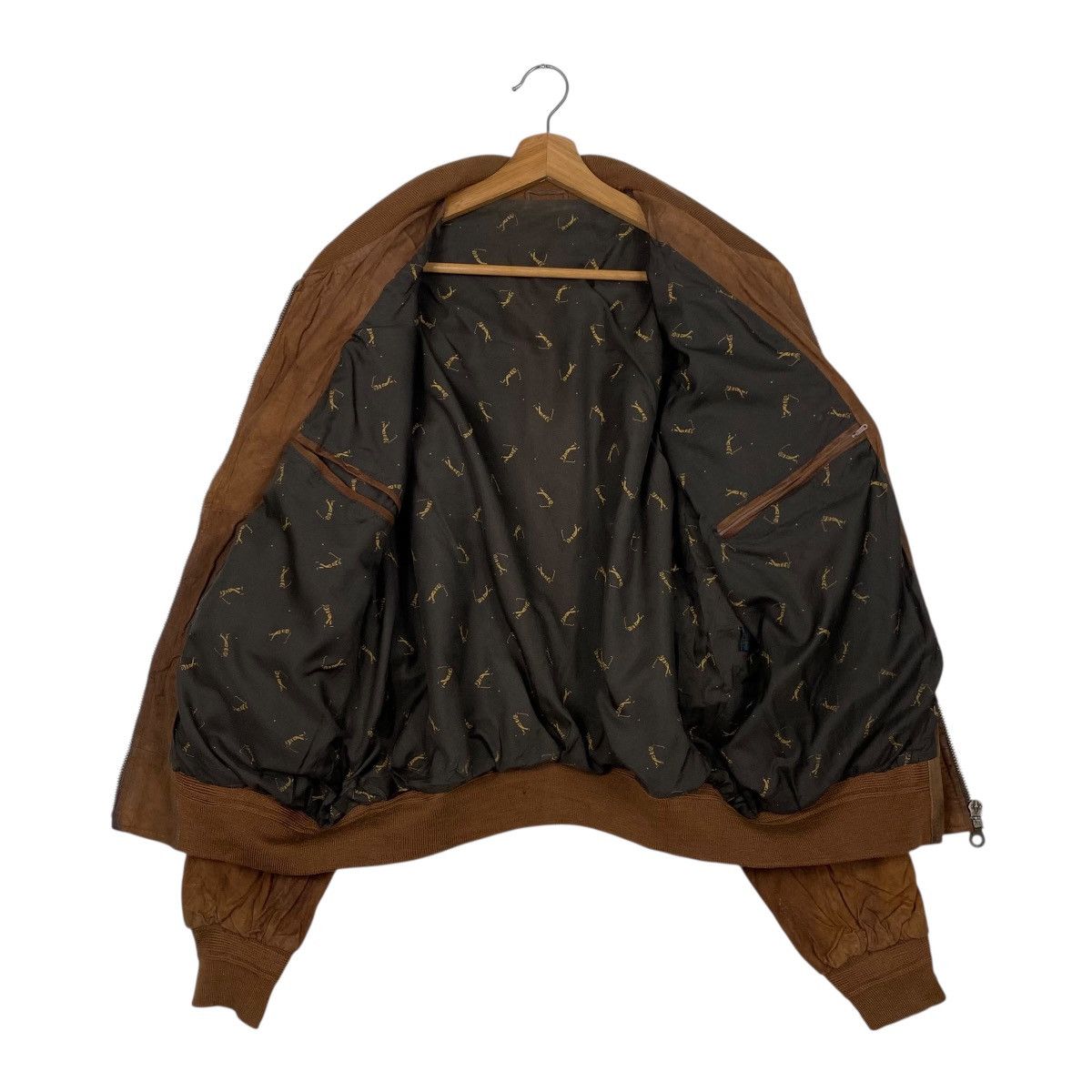 Other Vintage suede leather bomber jacket Size US M / EU 48-50 / 2 - 13 Thumbnail