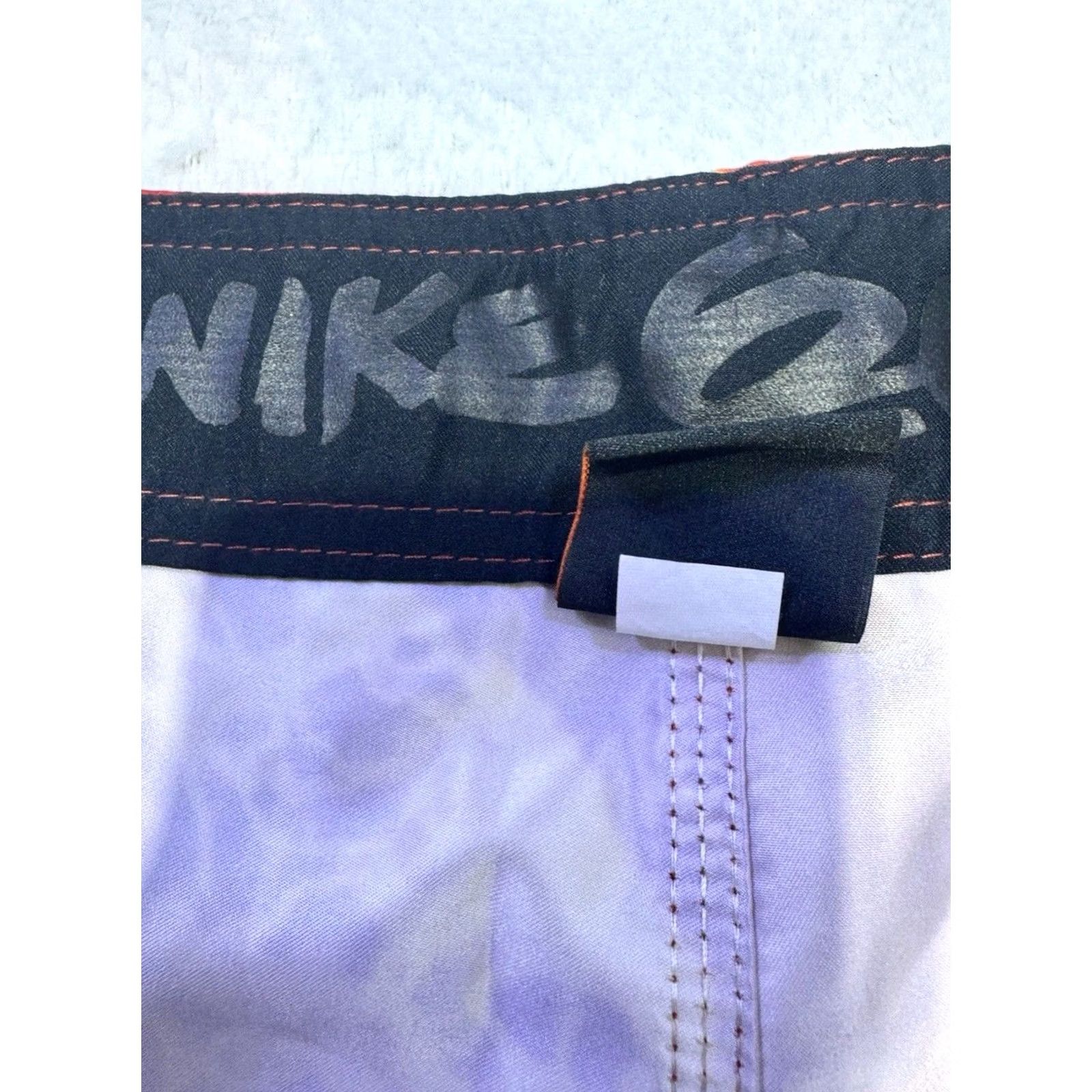 Nike Nike Board Shorts Mens 34 Red Orange Yellow Swim Trunks 6.0 Tie Front EUC Size US 34 / EU 50 - 6 Thumbnail