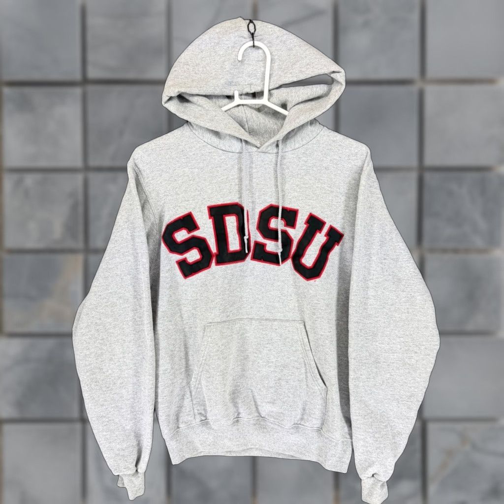 Champion Champion SDSU San Diego State University Hoodie Gray Mens Small CS2071 Size US S / EU 44-46 / 1 - 1 Thumbnail