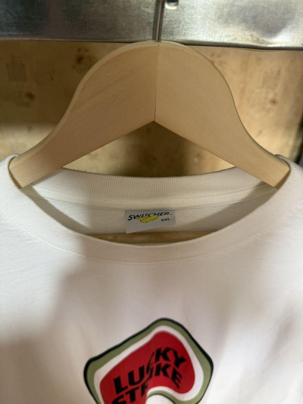 Vintage Vintage 1990s Lucky Strike Cigarette Longsleeve T-Shirt Size US XXL / EU 58 / 5 - 4 Thumbnail