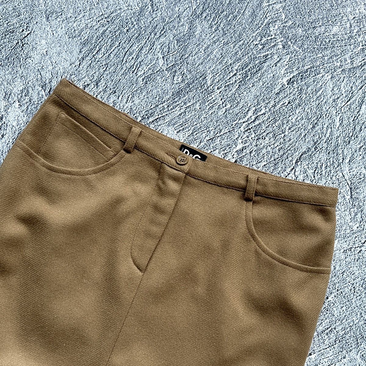 Dolce & Gabbana × Vintage 🔥Vintage Women’s Wool Skirt Dolce&Gabbana Brown Size: 42 Size 28" / US 6 / IT 42 - 8 Thumbnail