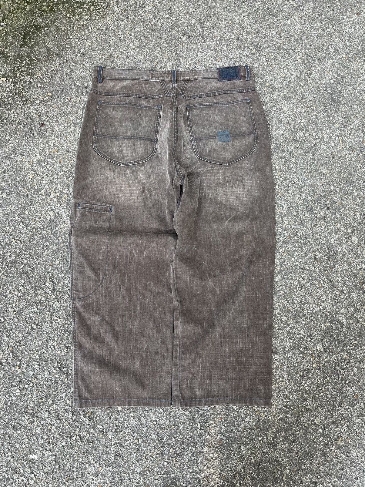 Marithe + Francois Girbaud VINTAGE Y2K MARITHE FRANCOIS GIRBAUD MFG BROWN SKATER JEANS Size US 41 - 8 Thumbnail