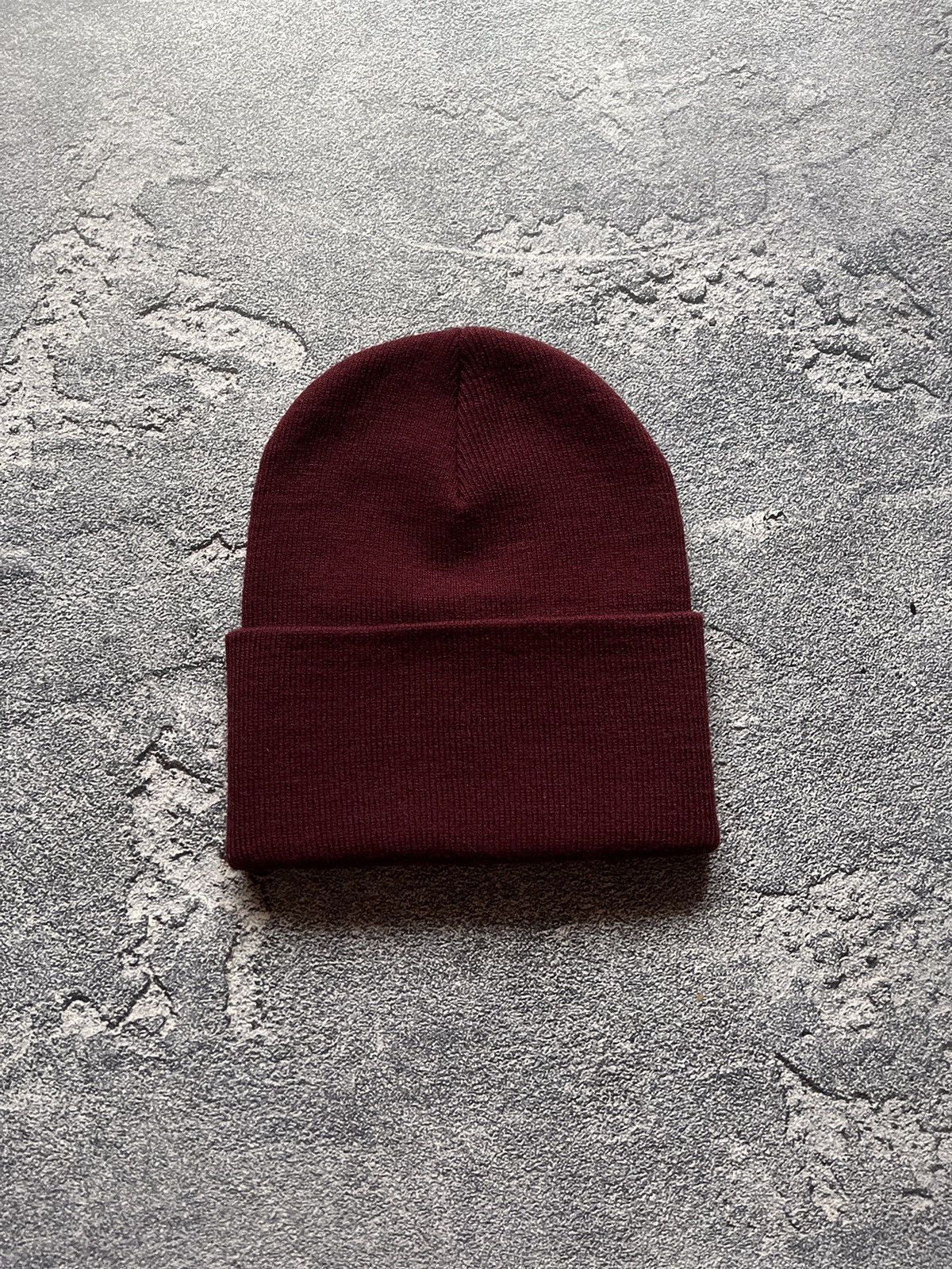 Carhartt Carhartt Beanie Burgundy Hat One Size Size ONE SIZE - 2 Thumbnail