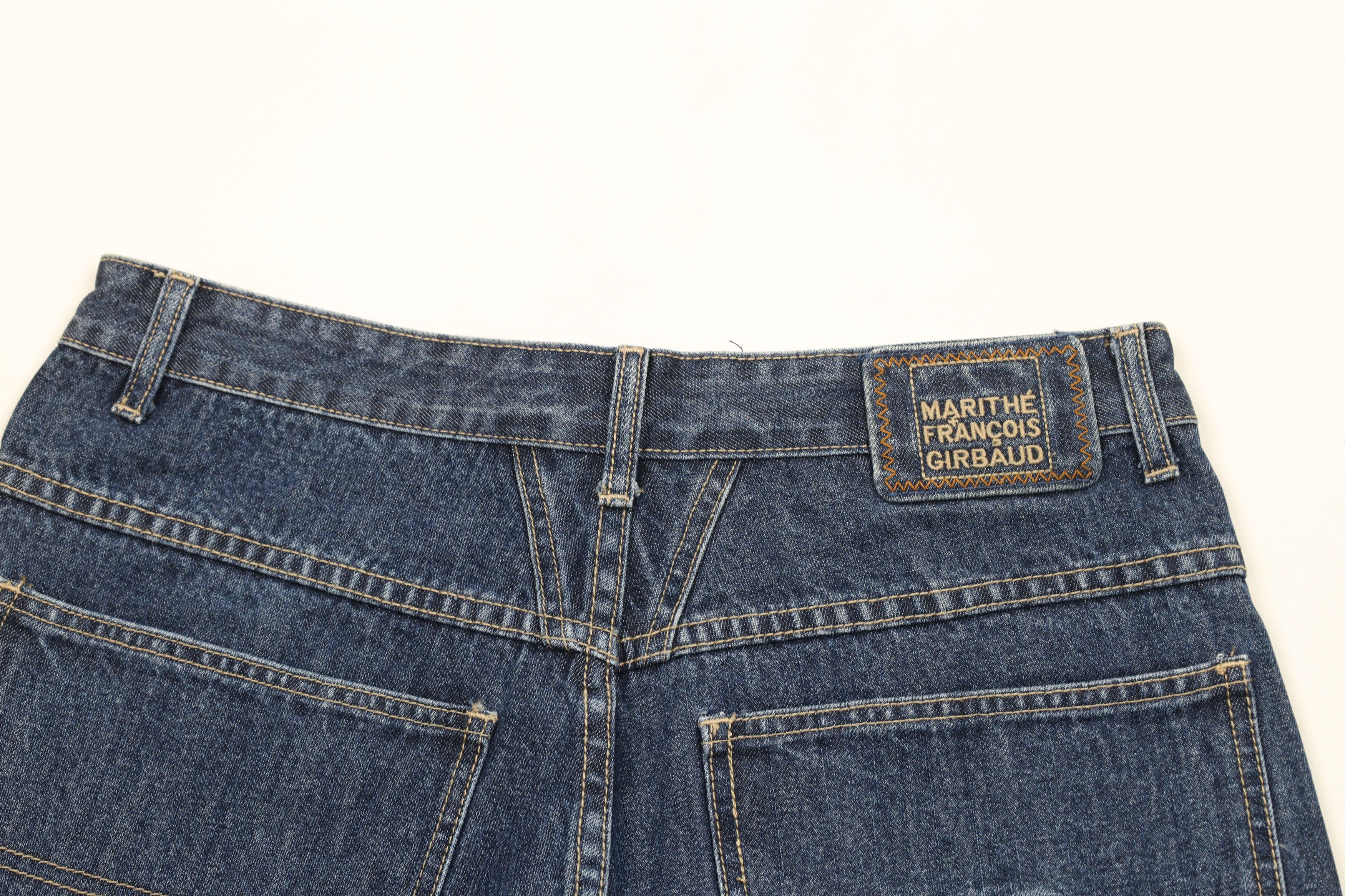Marithe + Francois Girbaud × Vintage NOS Vintage 90s Marithe Francois Girbaud Denim Jean Shorts Size US 32 / EU 48 - 8 Thumbnail