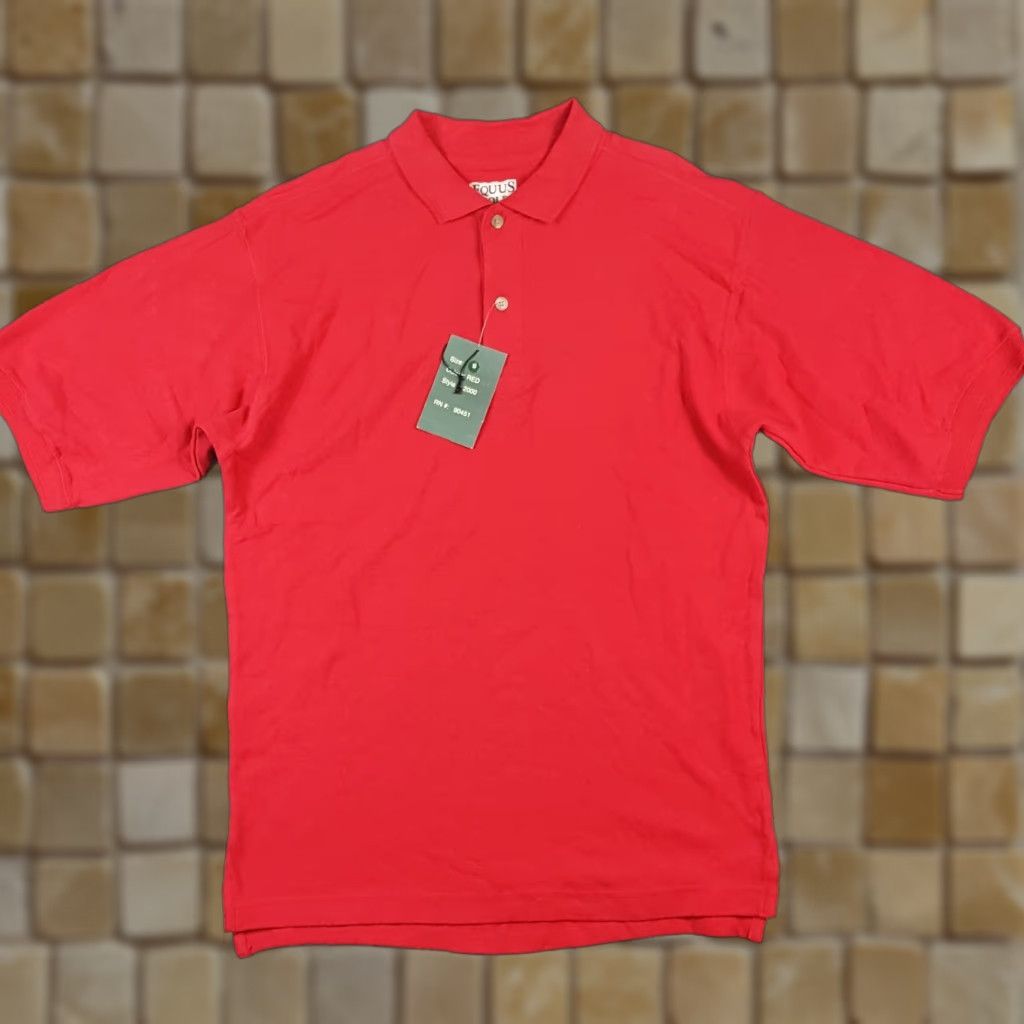 Vintage Vintage Equus Men’s Polo Shirt Size Small Red Short Sleeve Golf Preppy 90s Size US S / EU 44-46 / 1 - 1 Thumbnail