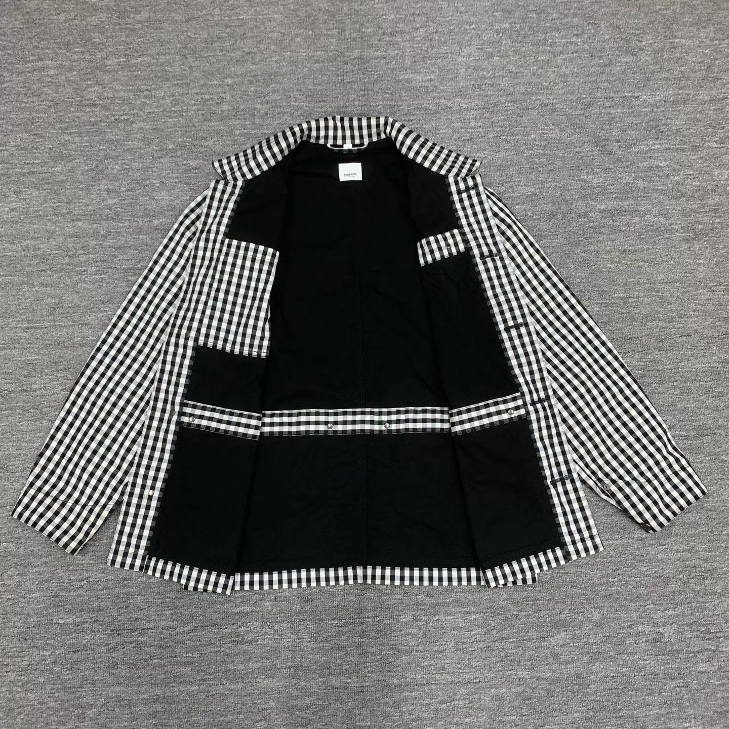 Burberry Burberry Black & White Check Shirt Jacket Size S 95 New Size US S / EU 44-46 / 1 - 6 Thumbnail