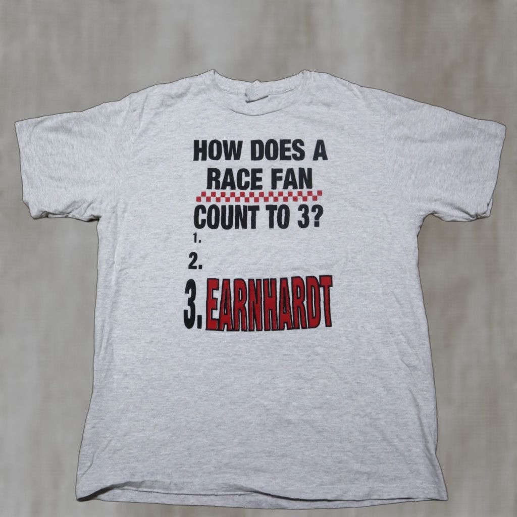 Vintage Dale Earnhardt T-Shirt Men XL Gray Nike Shirt Adult XL Carhartt Relaxed Fit Vintage No Size US XL / EU 56 / 4 - 1 Thumbnail