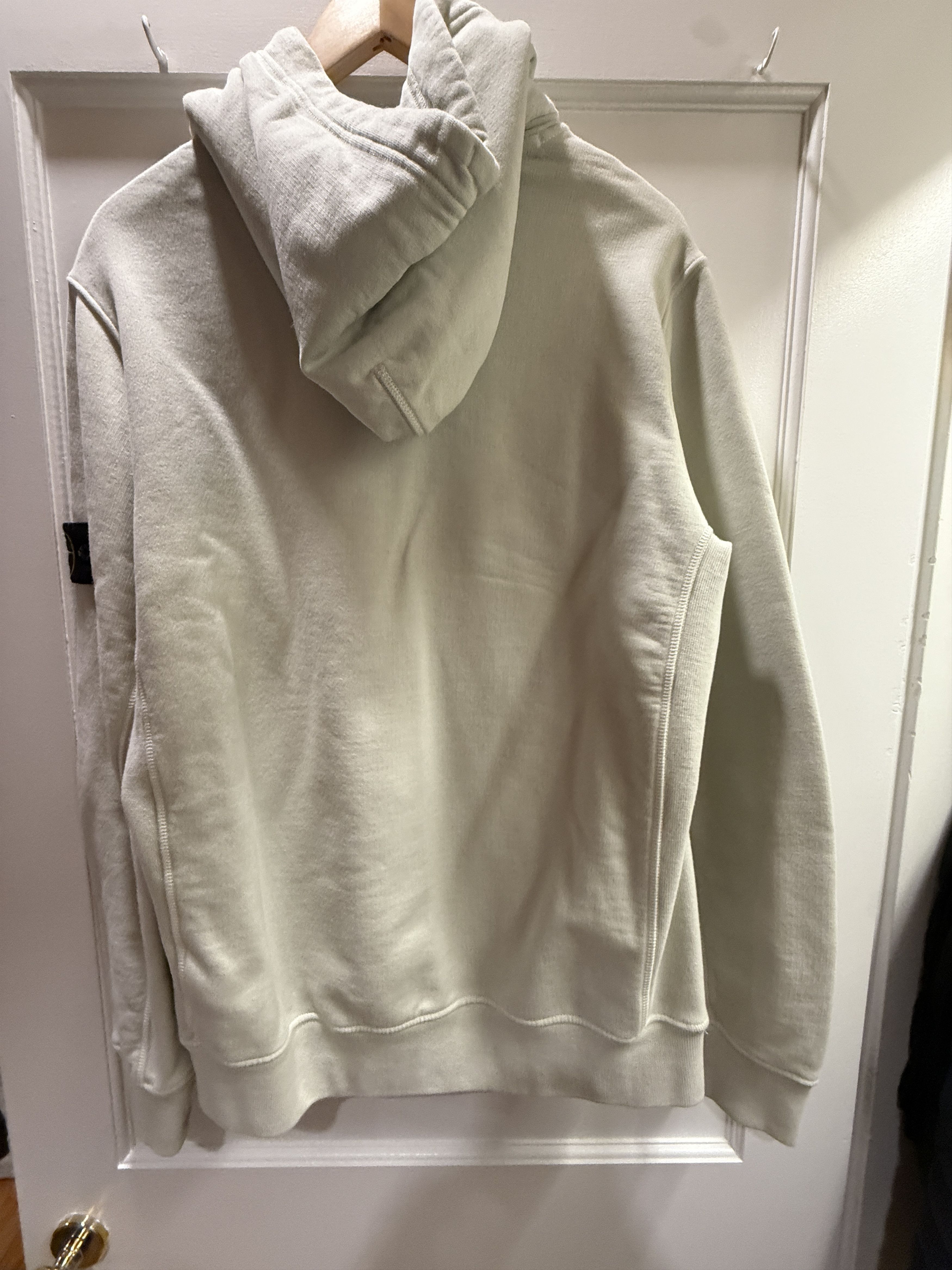 Stone Island Stone Island Hooded Sweatshirt Size XL Cream/Beige Size US XL / EU 56 / 4 - 4 Thumbnail