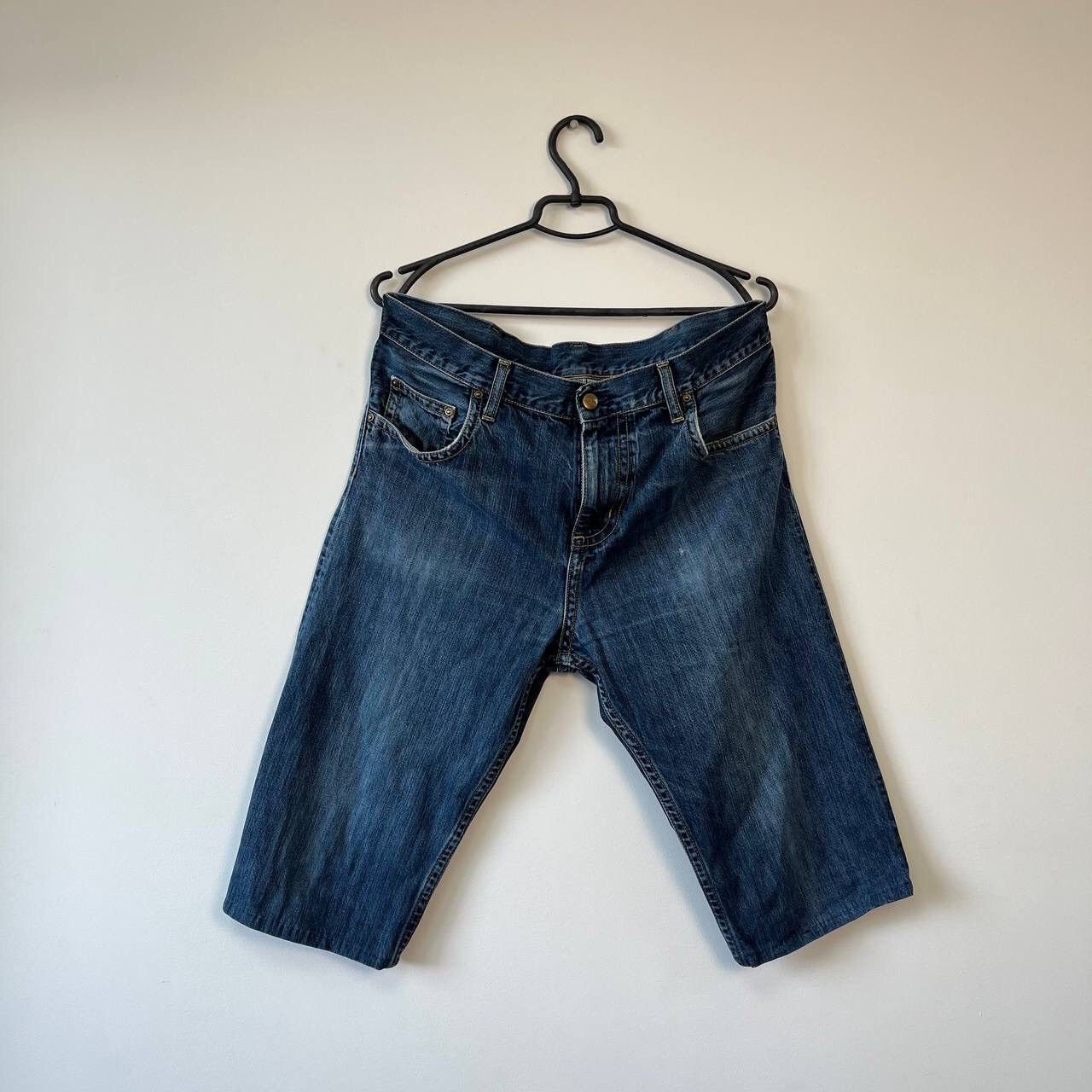 Carhartt Vintage Carhartt Baggy Denim Jeans Shorts Slim Pant Size US 33 - 12 Thumbnail