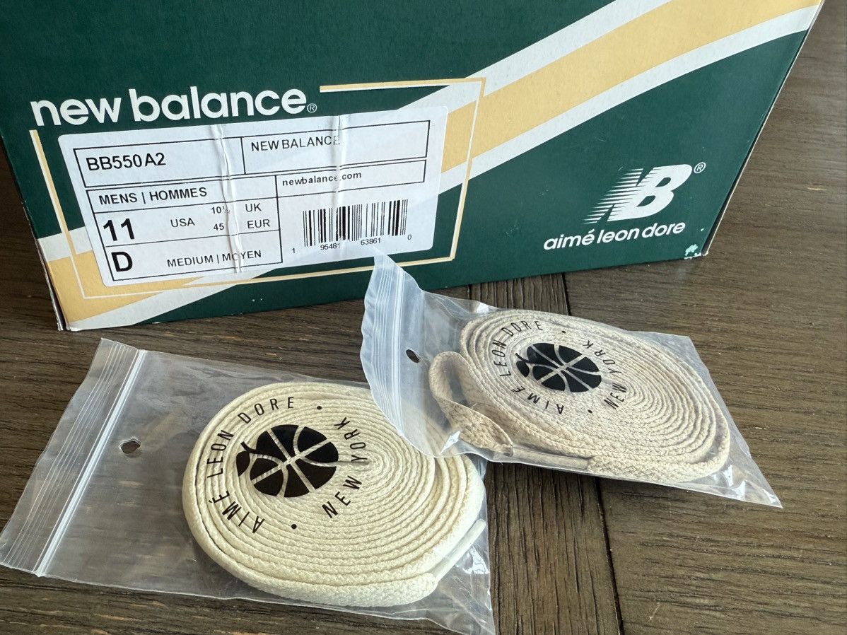 Aime Leon Dore × New Balance Aimé Leon Dore x 550 'Green Yellow' size 11 Size US 11 / EU 44 - 9 Thumbnail