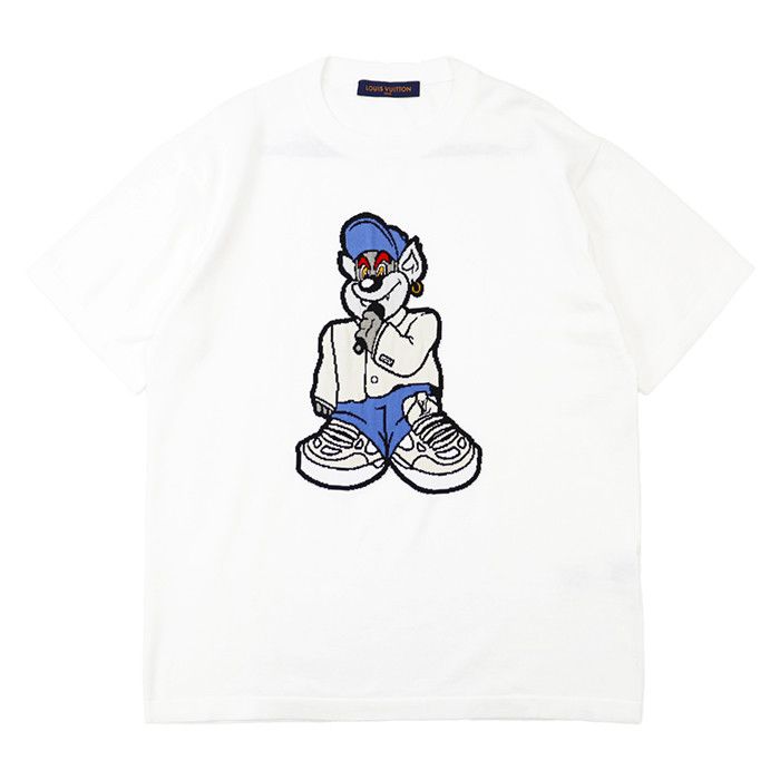 Louis Vuitton Louis Vuitton Louis Vuitton Cotton Knit T Shirt Textile T-Shirts DUTY FREE for USA Size ONE SIZE - 1 Thumbnail