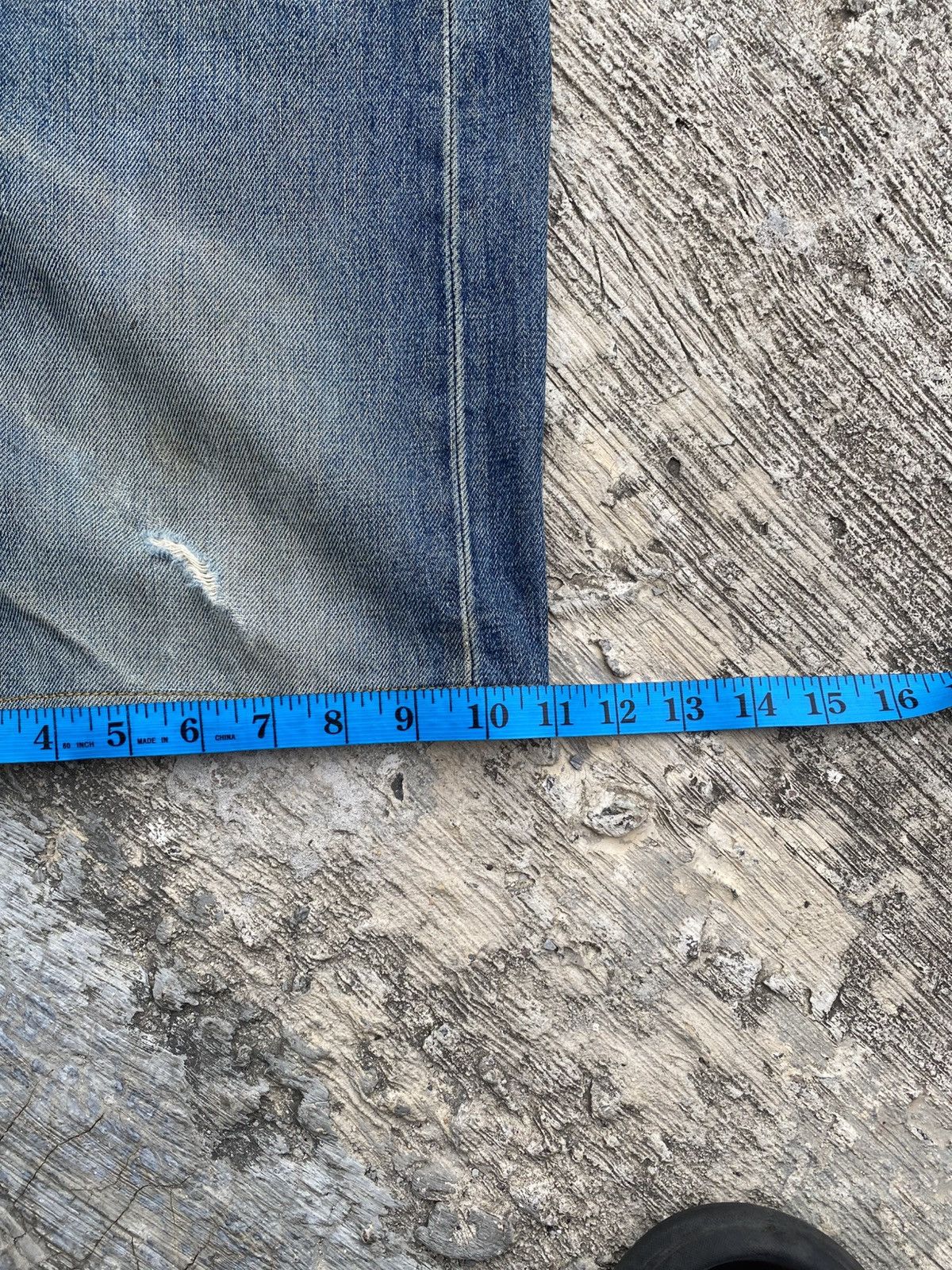 Other Vintage 90s levis 702 bunckle back big E selvedge distressed Size US 34 / EU 50 - 15 Thumbnail