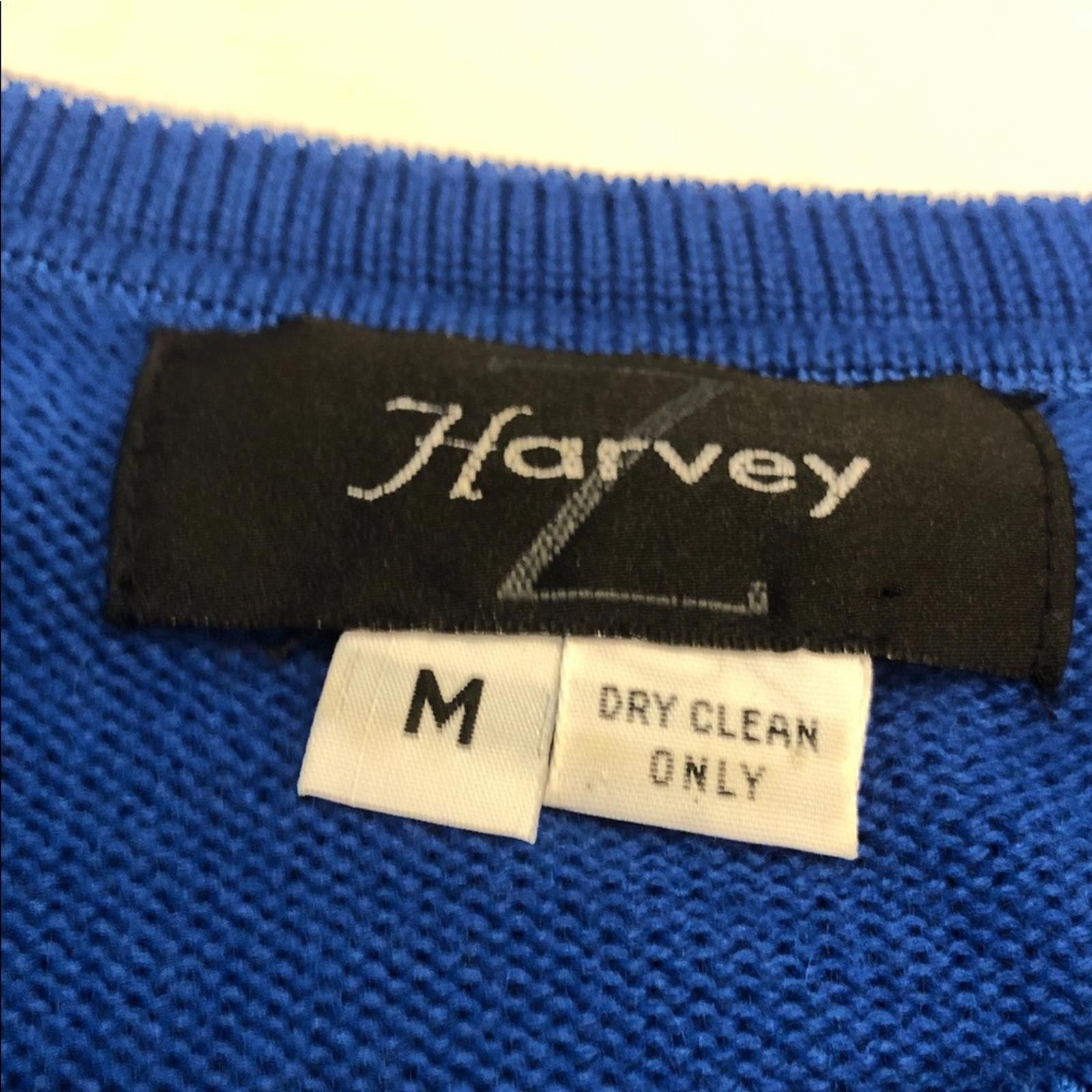 Harley Davidson Harvey vintage wool blend blue sweater sequined & beaded Med Size M / US 6-8 / IT 42-44 - 4 Thumbnail