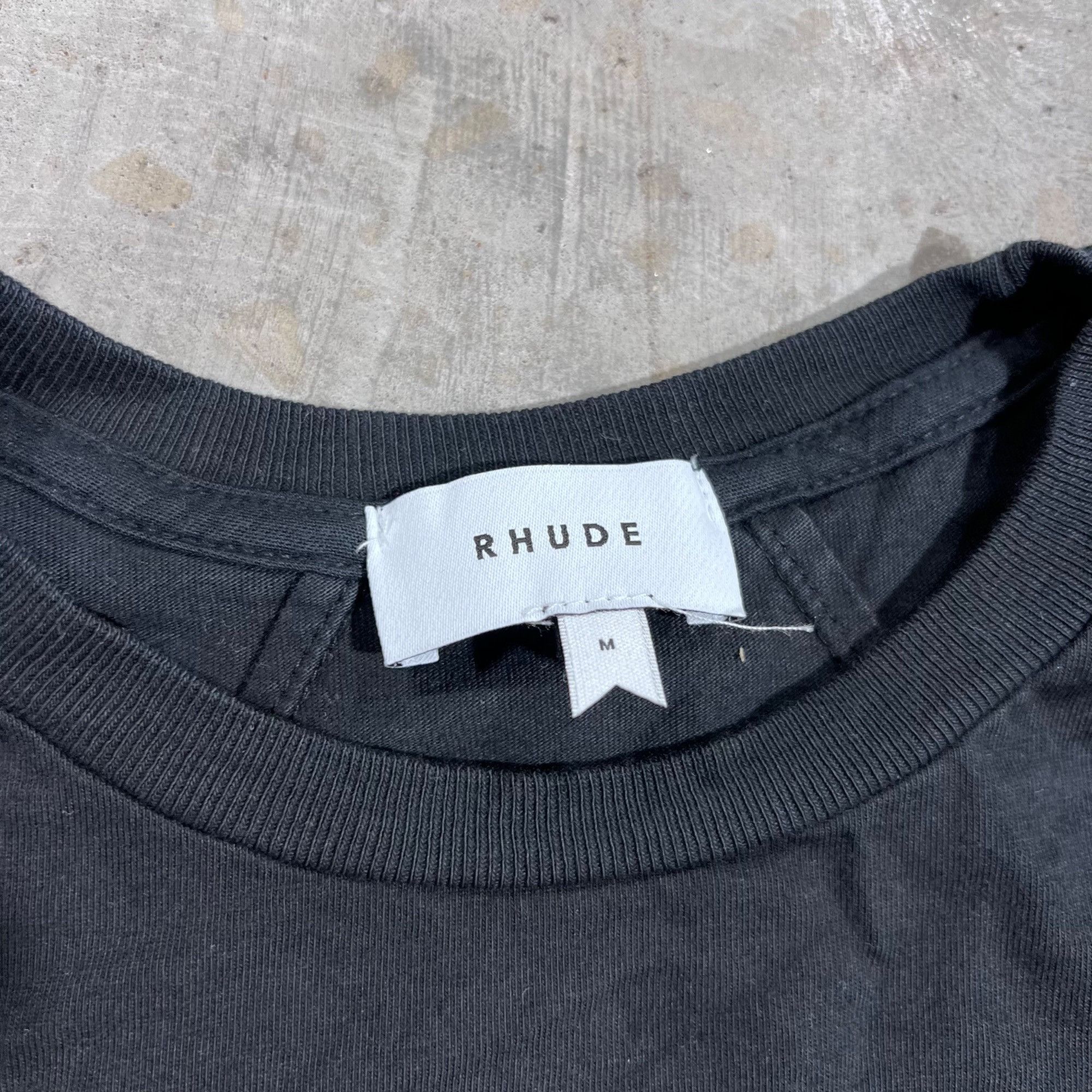Rhude NEW RHUDE HAUS LS BLACK TEE SZ MEDIUM Size US M / EU 48-50 / 2 - 5 Thumbnail