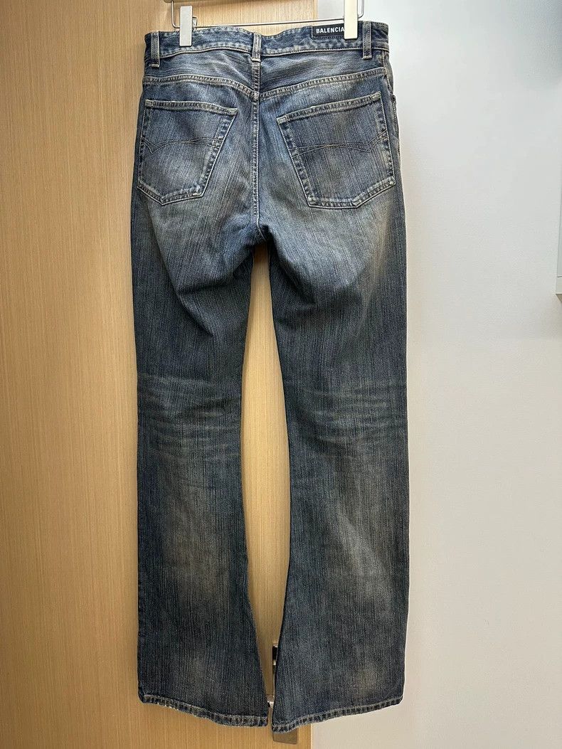 Balenciaga Balenciaga size M Bootcut Denim Pants Size US 27 - 3 Thumbnail