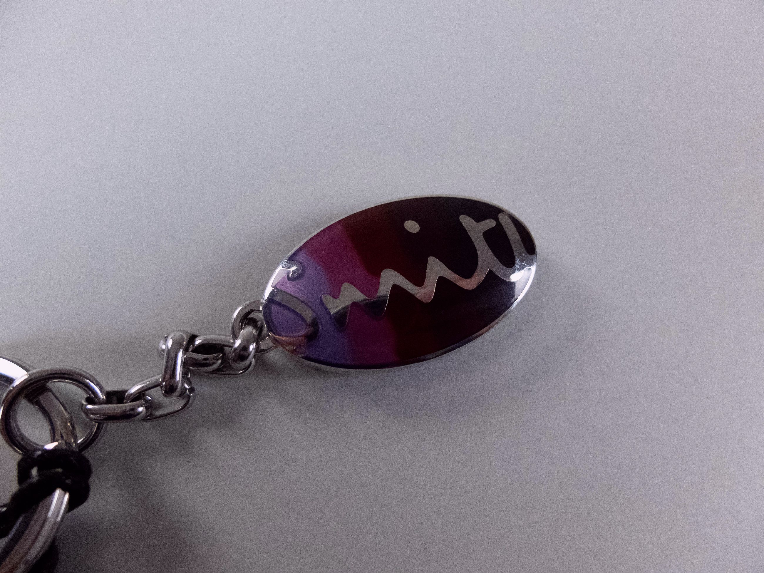 Paul Smith PAUL SMITH blue green red oval metal logo keyring key ring Size ONE SIZE - 4 Thumbnail