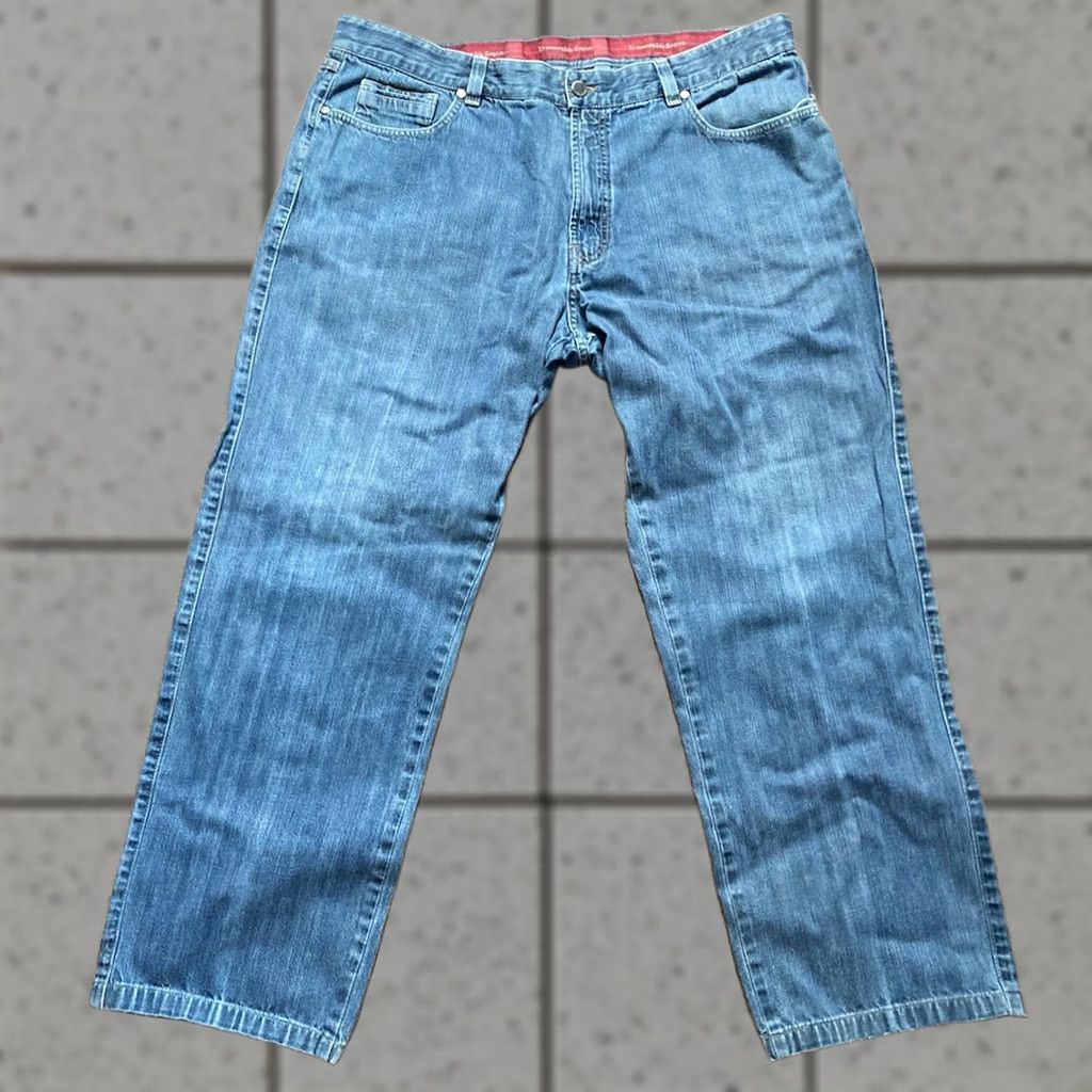 Ermenegildo Zegna VINTAGE Ermenegildo Zegna Jeans Mens 42 Blue Denim Straight Leg Made In Italy Size US 42 / EU 58 - 1 Thumbnail
