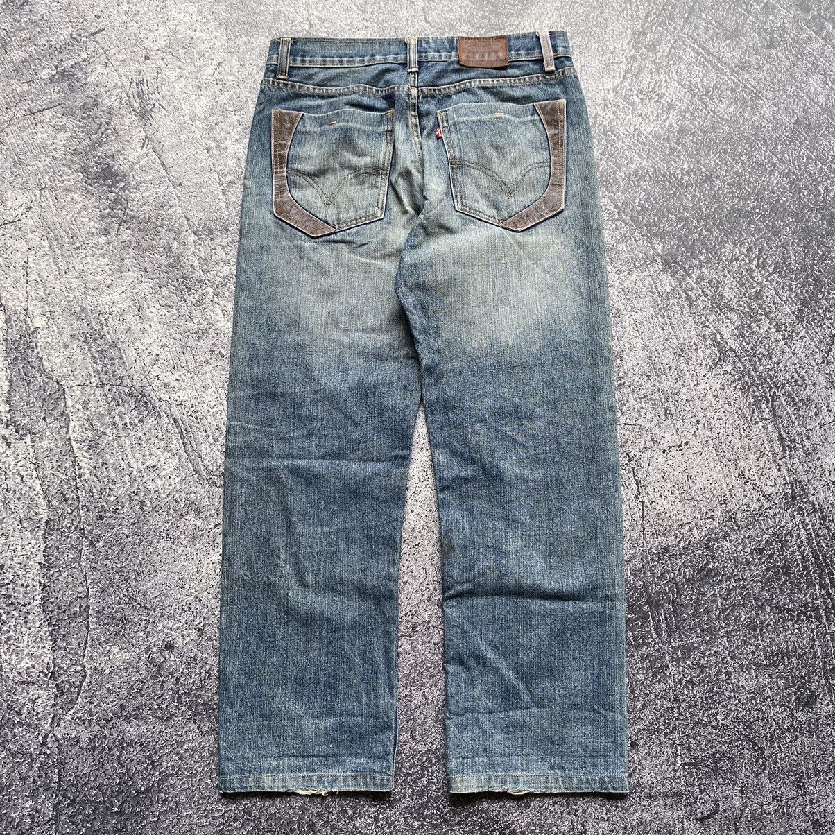 Levi's Rare Vintage💥 LEVIS 501 Big E Distressed Selvedge Jeans Size US 33 - 3 Thumbnail