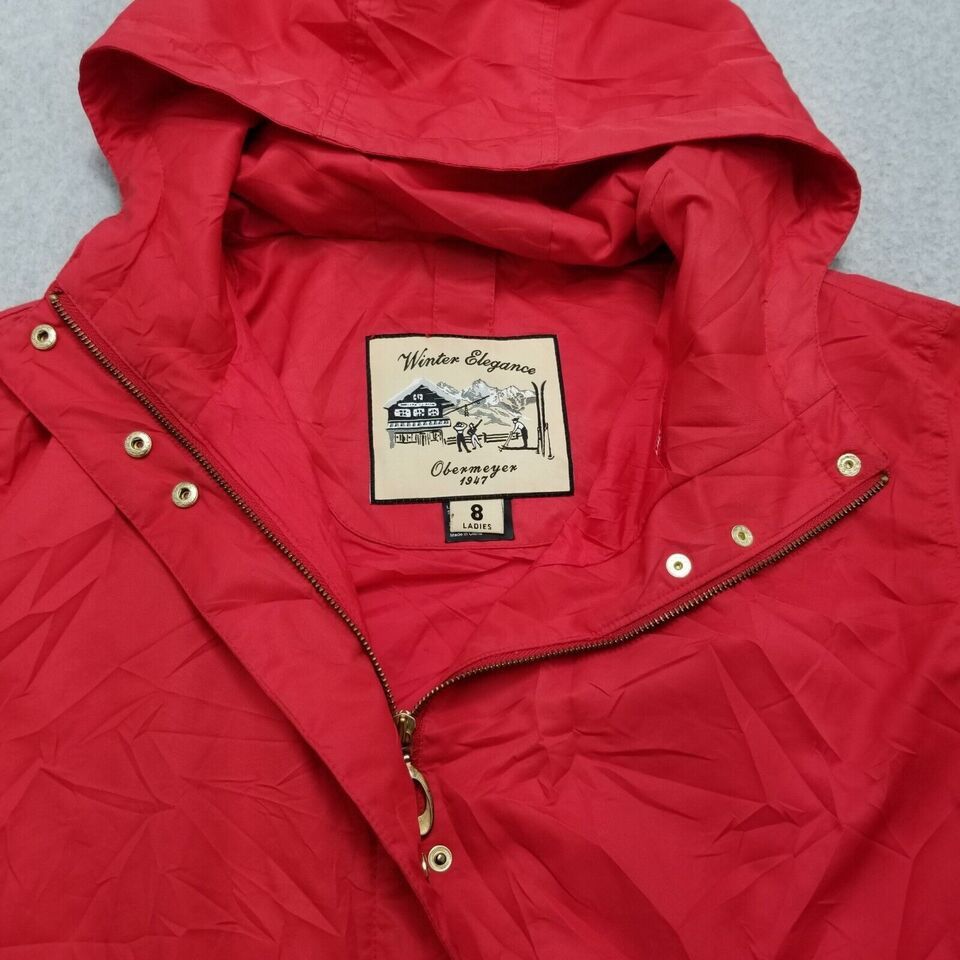 Other Winter Elegance Jacket Womens 8 Windbreaker Zip Hooded Size M / US 6-8 / IT 42-44 - 8 Thumbnail