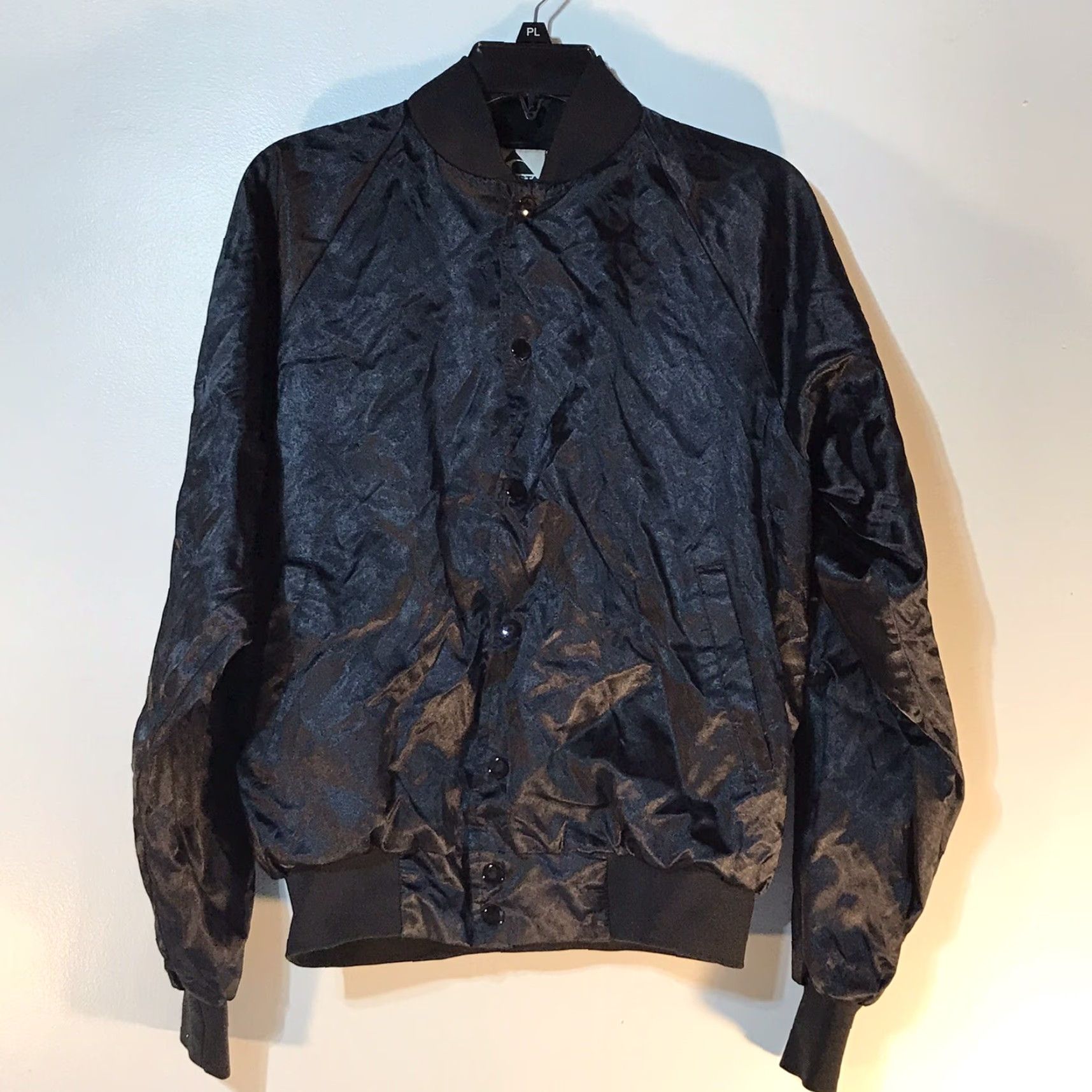 Augusta Sportswear VINTAGE Augusta Sportswear Satin Dolls Embroidered Black Satin Jacket Women's Size S 1980s Rockabilly Size S / US 4 / IT 40 - 2 Thumbnail