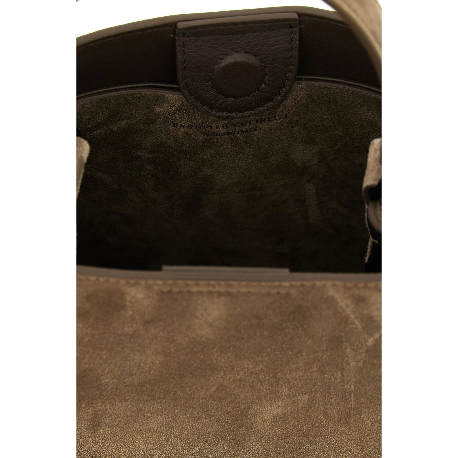 Brunello Cucinelli BRUNELLO CUCINELLI Essence Small Brown Top Handle Bag New & Size ONE SIZE - 4 Thumbnail