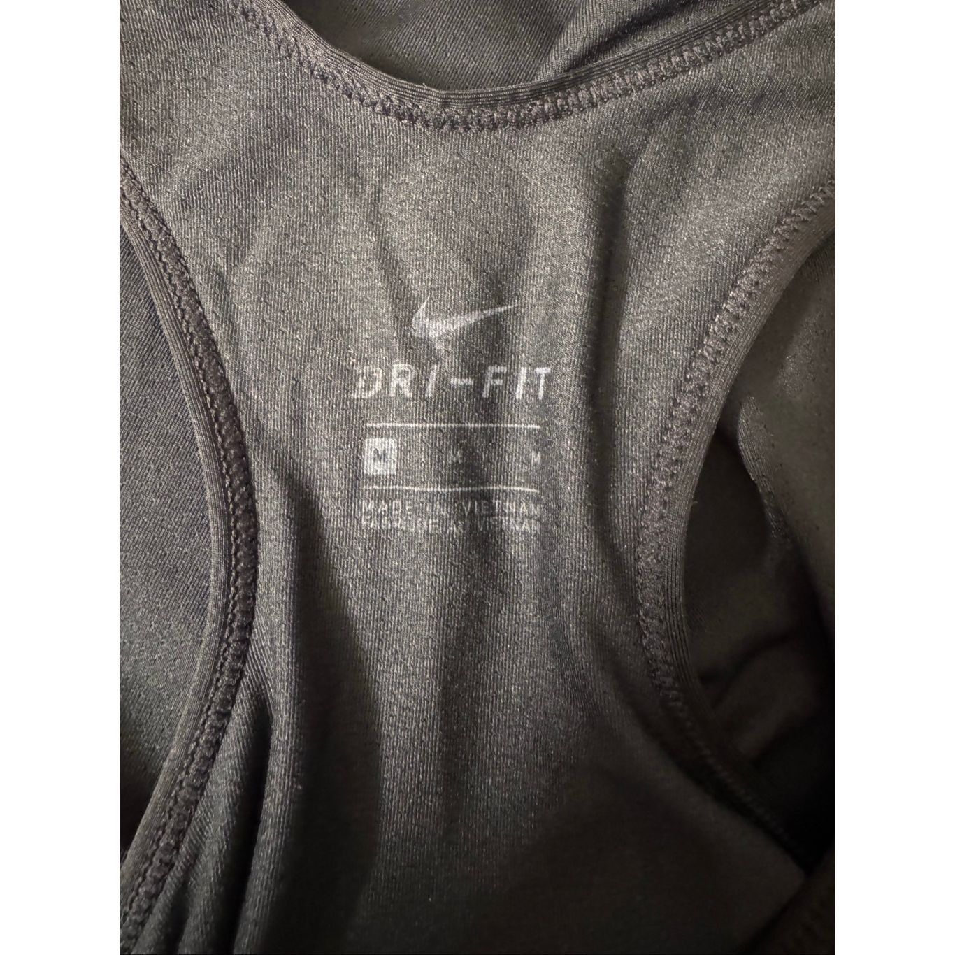 Nike Nike Dri-Fit Black Racerback Athletic Tank Top – Women’s Medium | Running Workout Gym Activewear Size M / US 6-8 / IT 42-44 - 7 Thumbnail
