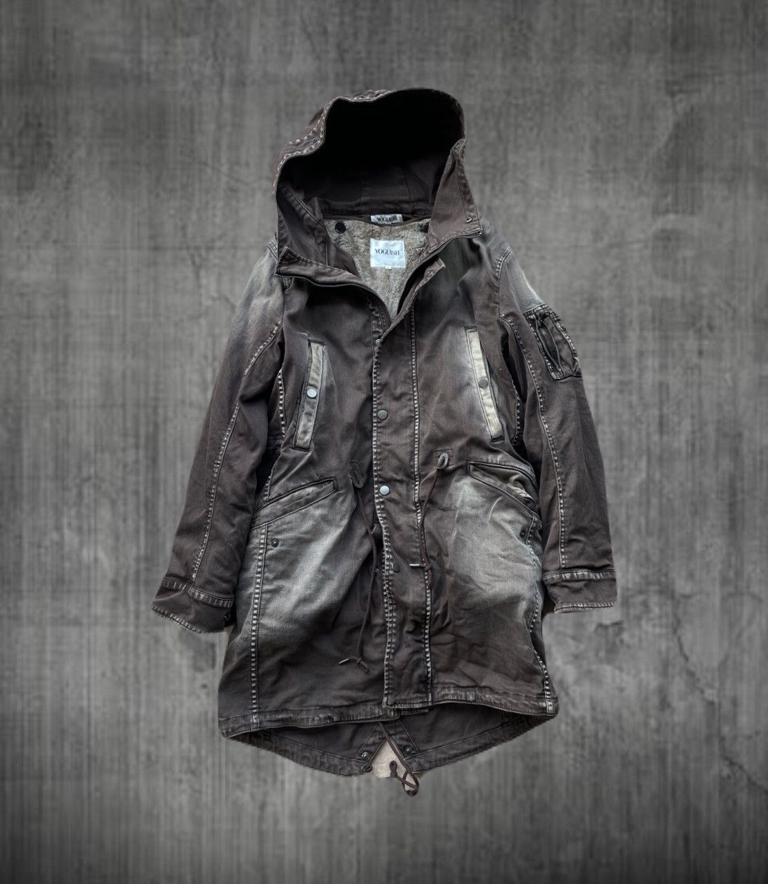 If Six Was Nine 2000s Japanese archive Vkei Y2K Military Gimmic Parka Size US S / EU 44-46 / 1 - 1 Thumbnail