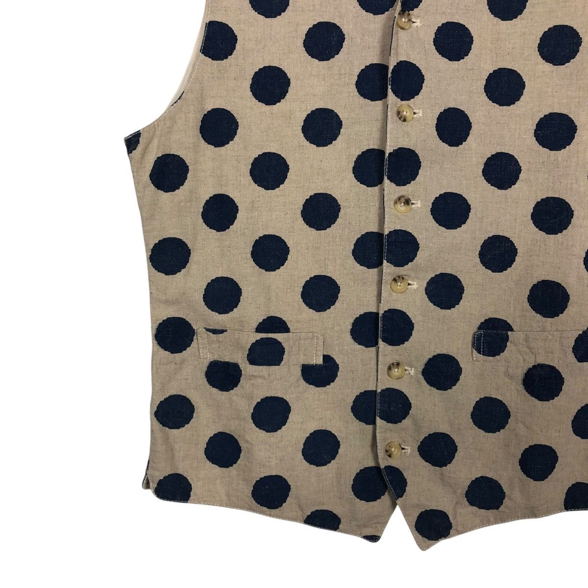 Japanese Brand 🔥VTG VEST JACKET WORKER URBAN RESEARCH POLAKDOT ISSEY MIYAKE Size US M / EU 48-50 / 2 - 5 Thumbnail