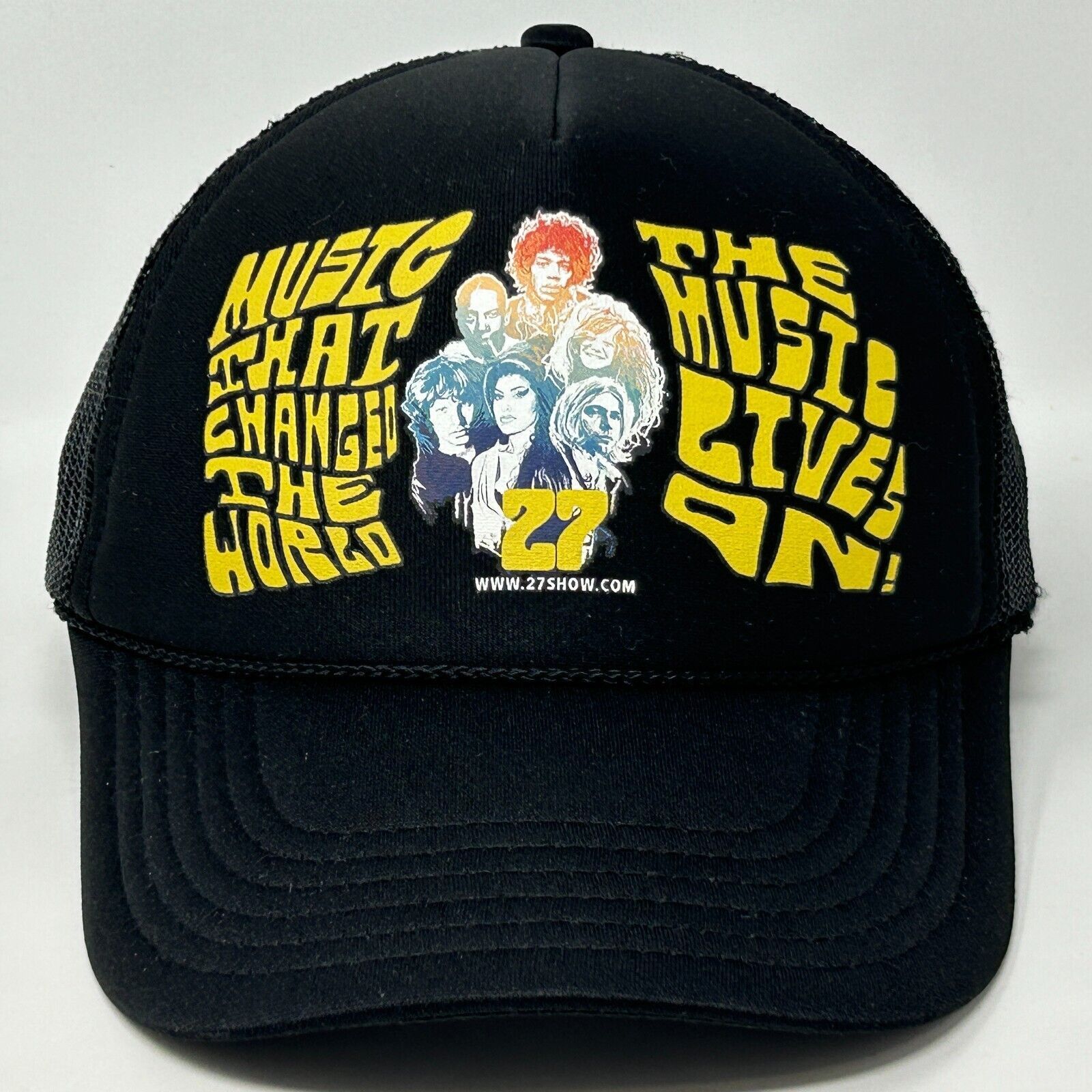 Otto 27 Club Show Trucker Hat Baseball Cap Music Cobain Black Size ONE SIZE - 1 Thumbnail