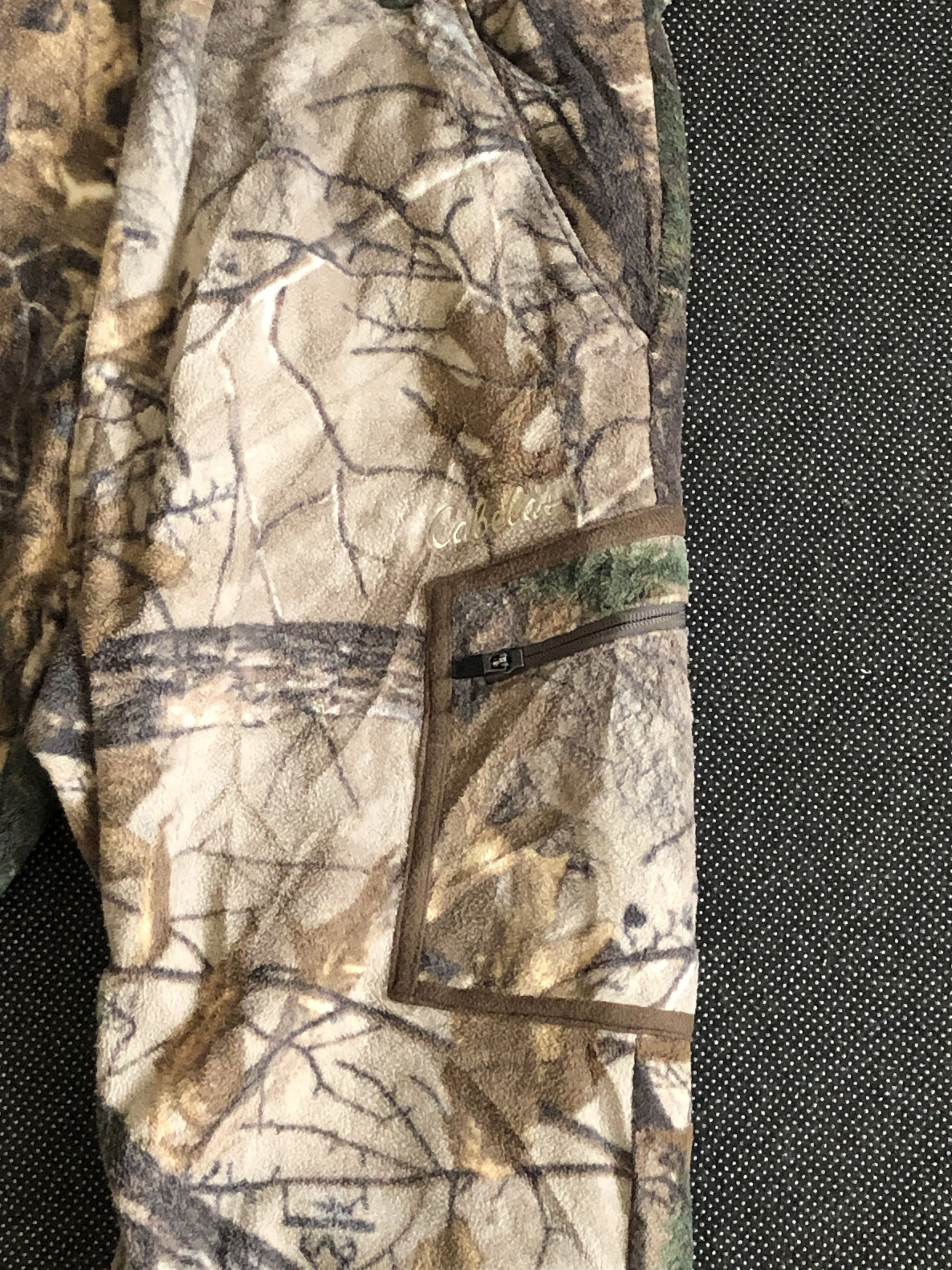Cabelas × Realtree CABELA’S REAL TREE HUNTING FLEECE CARGO PANTS Size US 35 - 3 Thumbnail