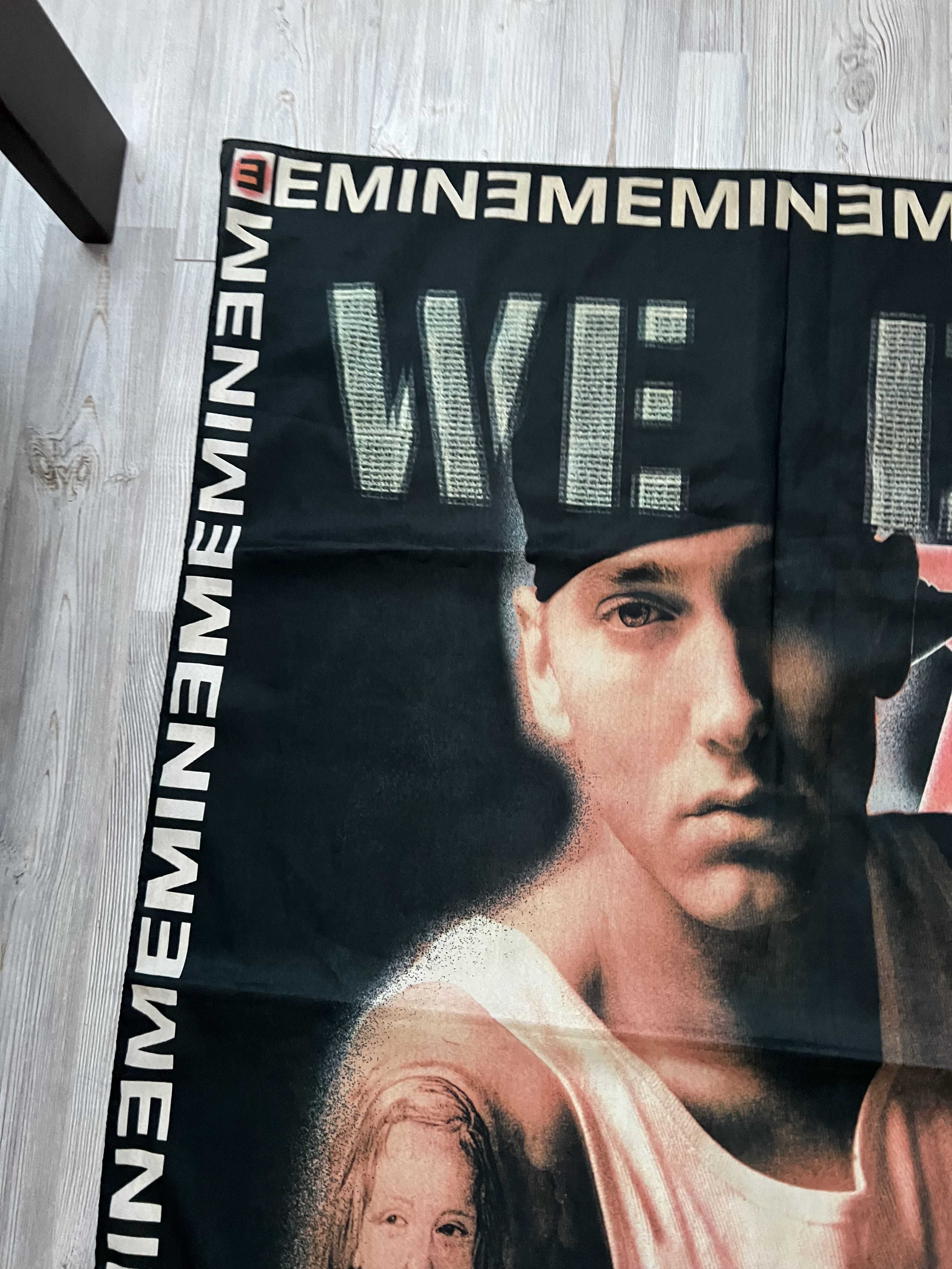 Eminem 2003 Eminem Concert Banner Poster We Die Alone Slim Shady Size ONE SIZE - 5 Thumbnail