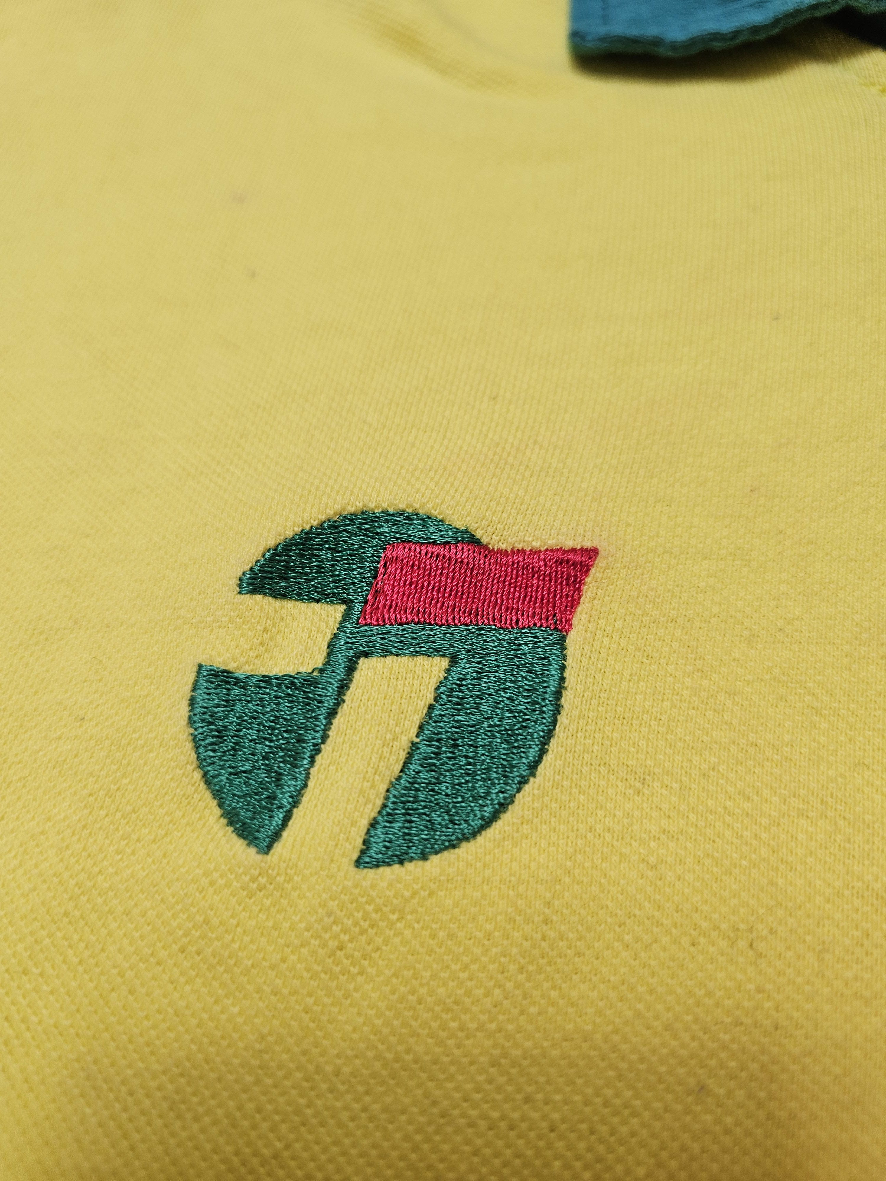 Vintage BRAZIL 1990 COTTON POLO SHIRT VINTAGE FOOTBALL SOCCER JERSEY Size US XXL / EU 58 / 5 - 5 Thumbnail