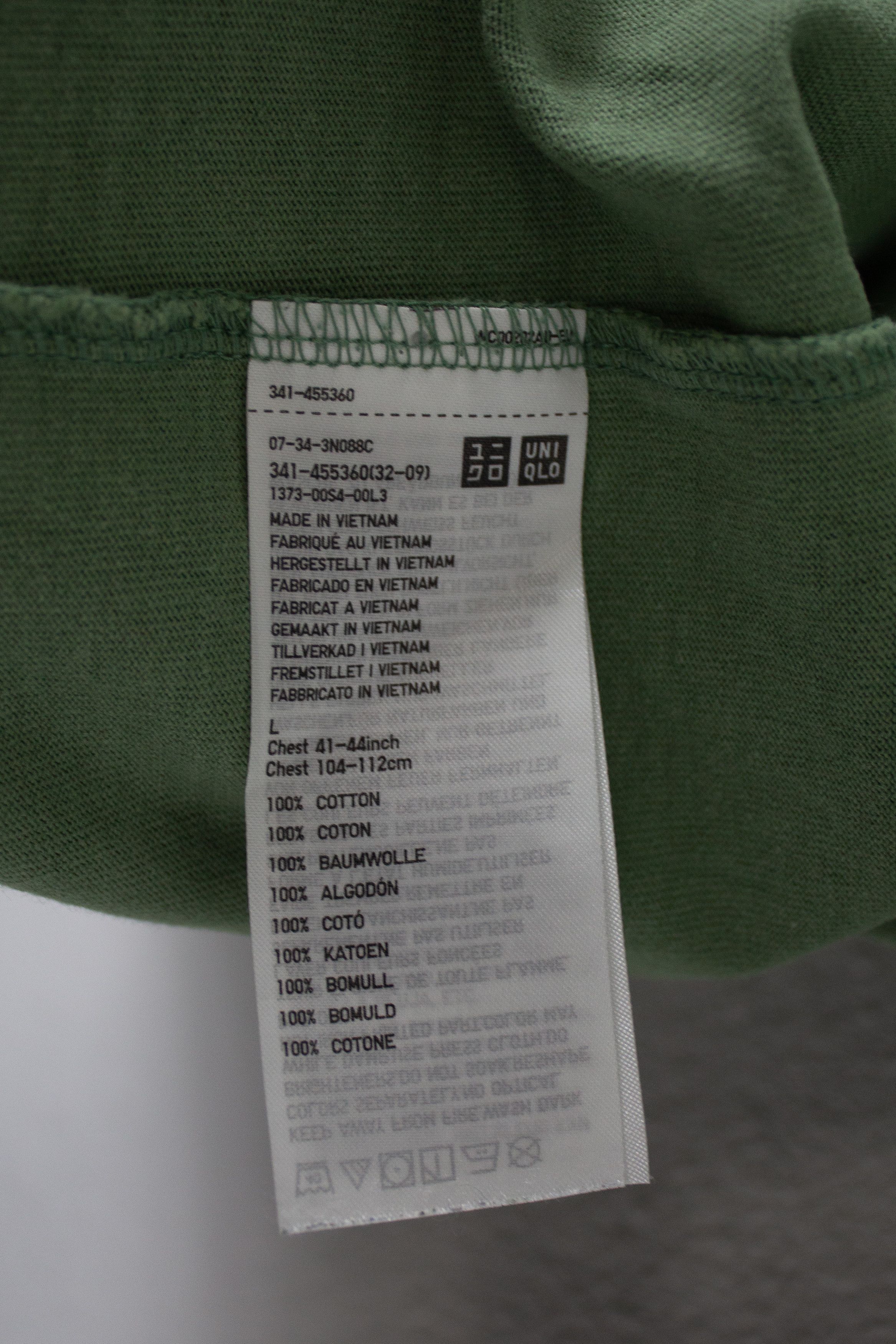 Christophe Lemaire × Lemaire × Uniqlo Uniqlo by Christophe Lemaire Green T-Shirt Tee L Size US L / EU 52-54 / 3 - 3 Thumbnail