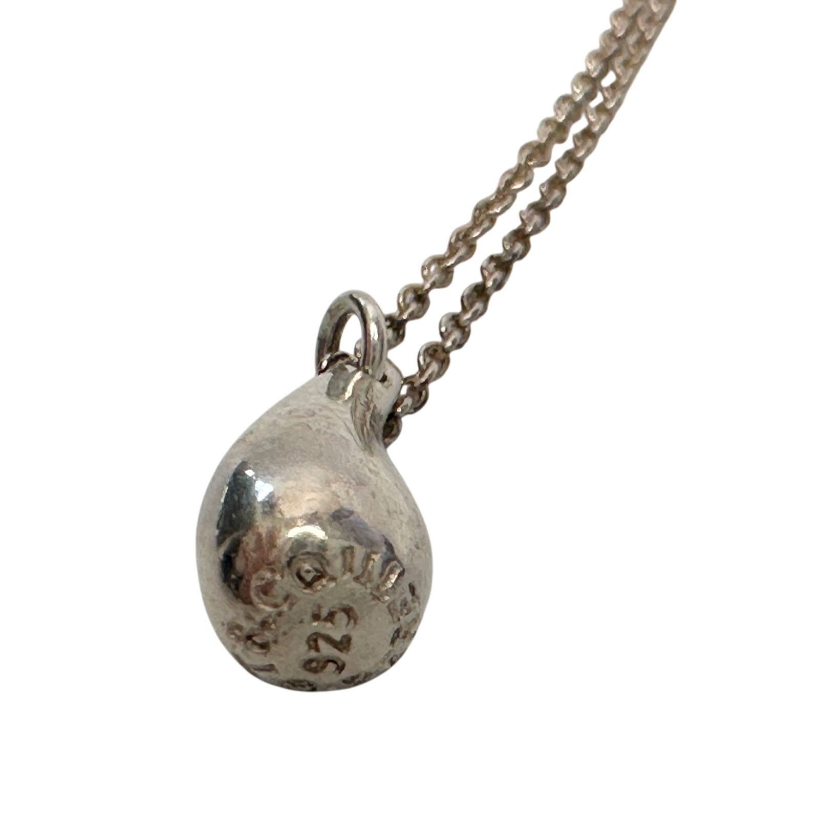 Tiffany & Co. Tiffany & Co Elsa Peretti Small Teardrop Pendant Necklace Size ONE SIZE - 6 Thumbnail