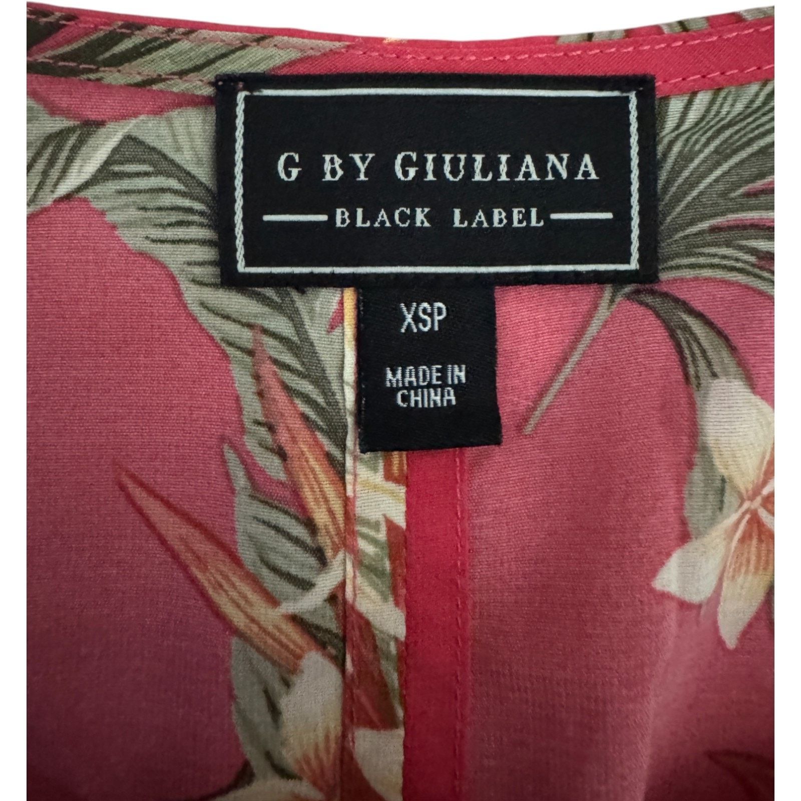 Other G by Giuliana Pink Parrot Hi-Low Tank Dress XSP Tropical Size XS / US 0-2 / IT 36-38 - 11 Thumbnail