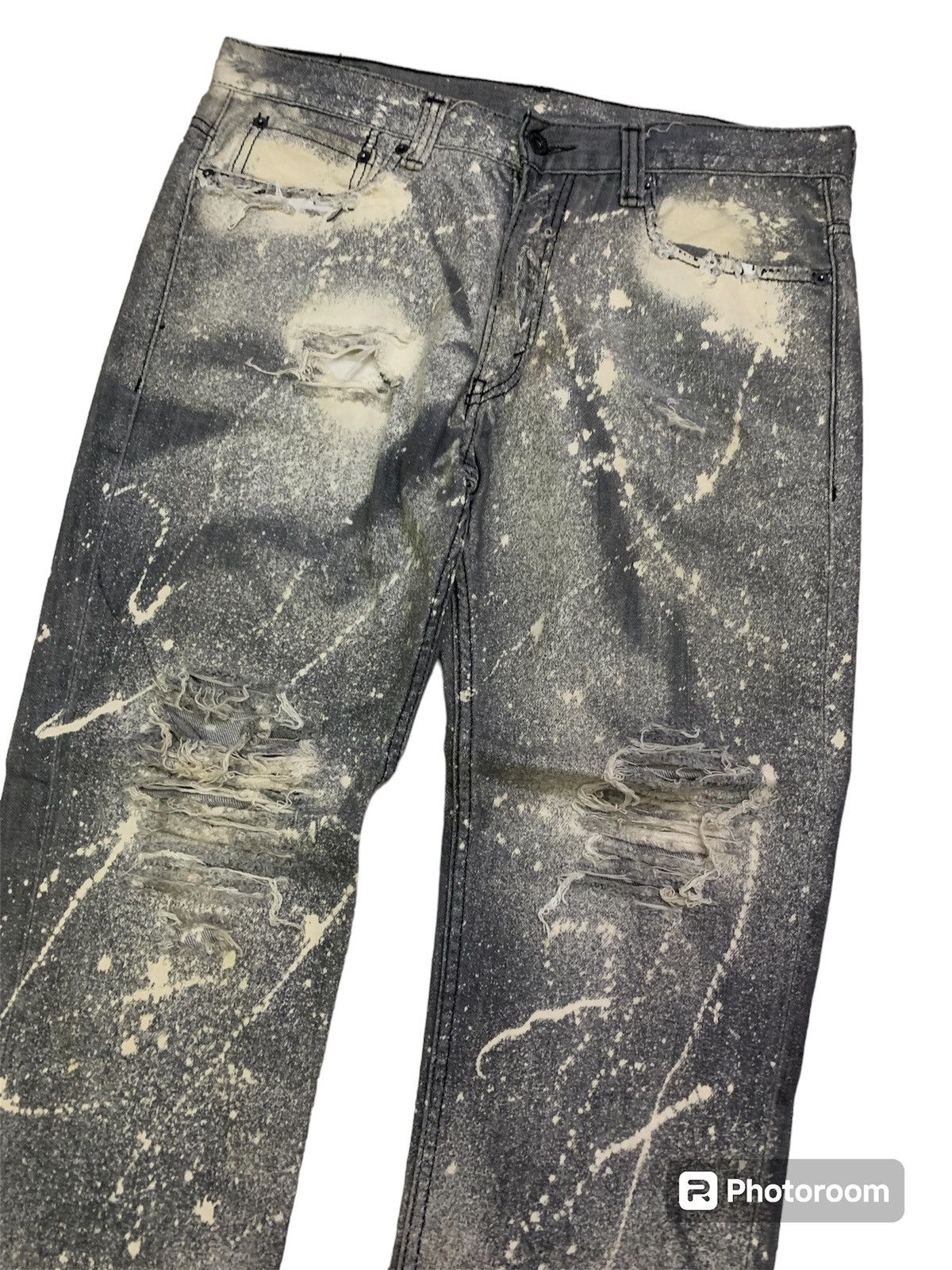 Levi's Made & Crafted Vtg Levi’s 511 Distressed Denim Size US 33 - 2 Thumbnail