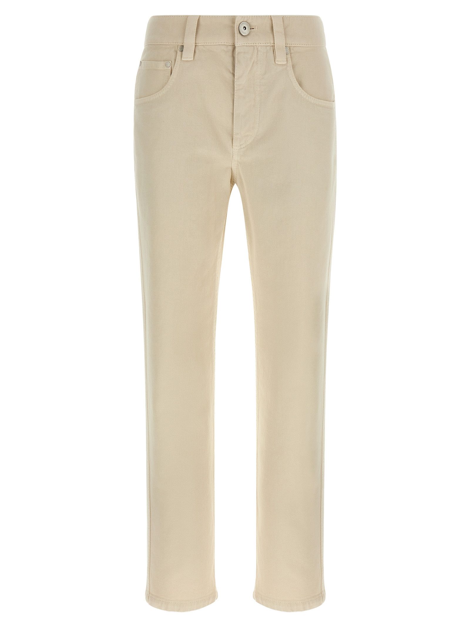 デニム・ジーパン BRUNELLO CUCINELLI Women Denim Pants M0H81P5758 C7192 BEIGE BRUNELLO CUCINELLI: Pants woman - Beige | Brunello Cucinelli