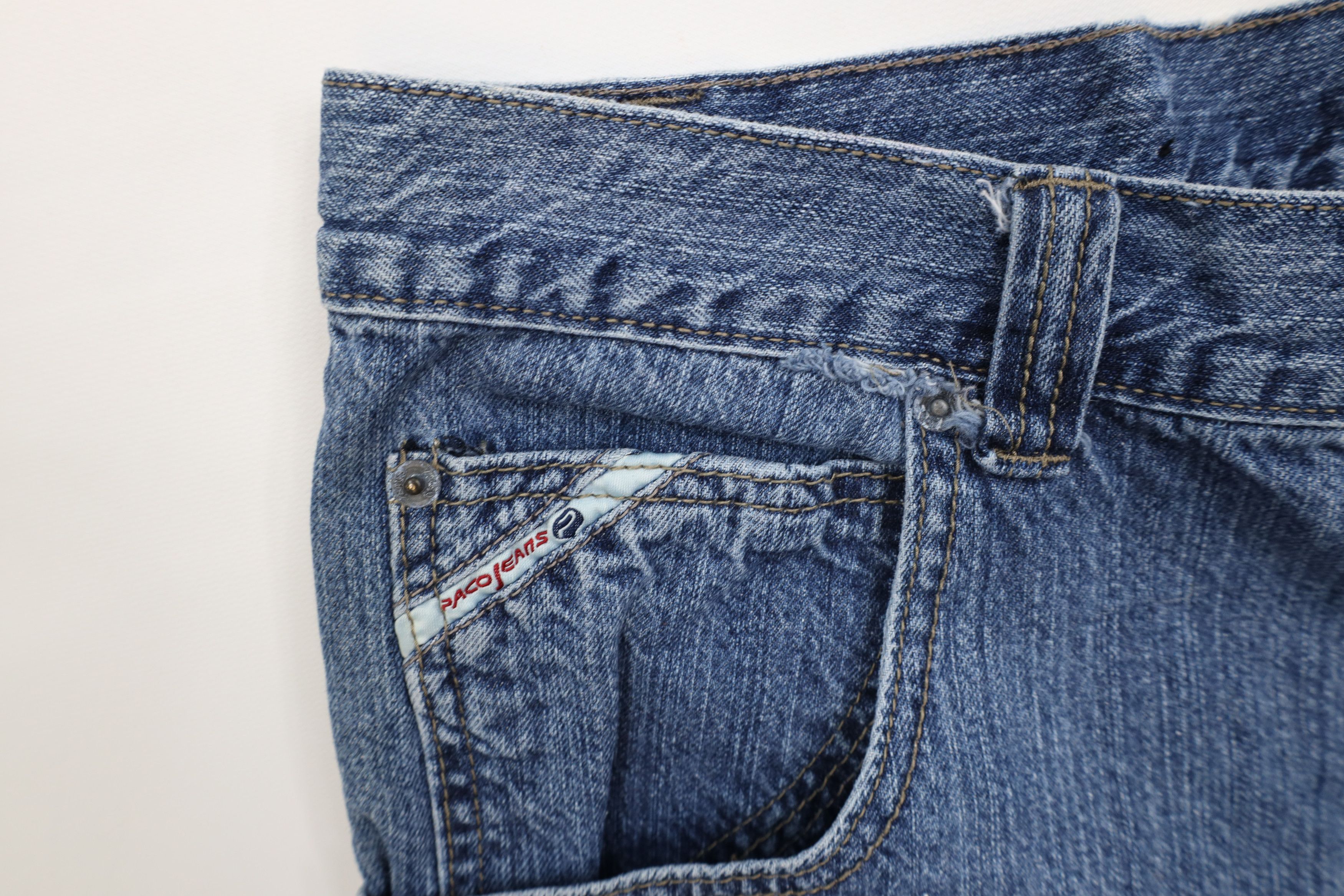 Vintage Vintage 90s Y2K Paco Jeans Baggy Fit Denim Jean Shorts Jorts Size US 42 / EU 58 - 6 Thumbnail