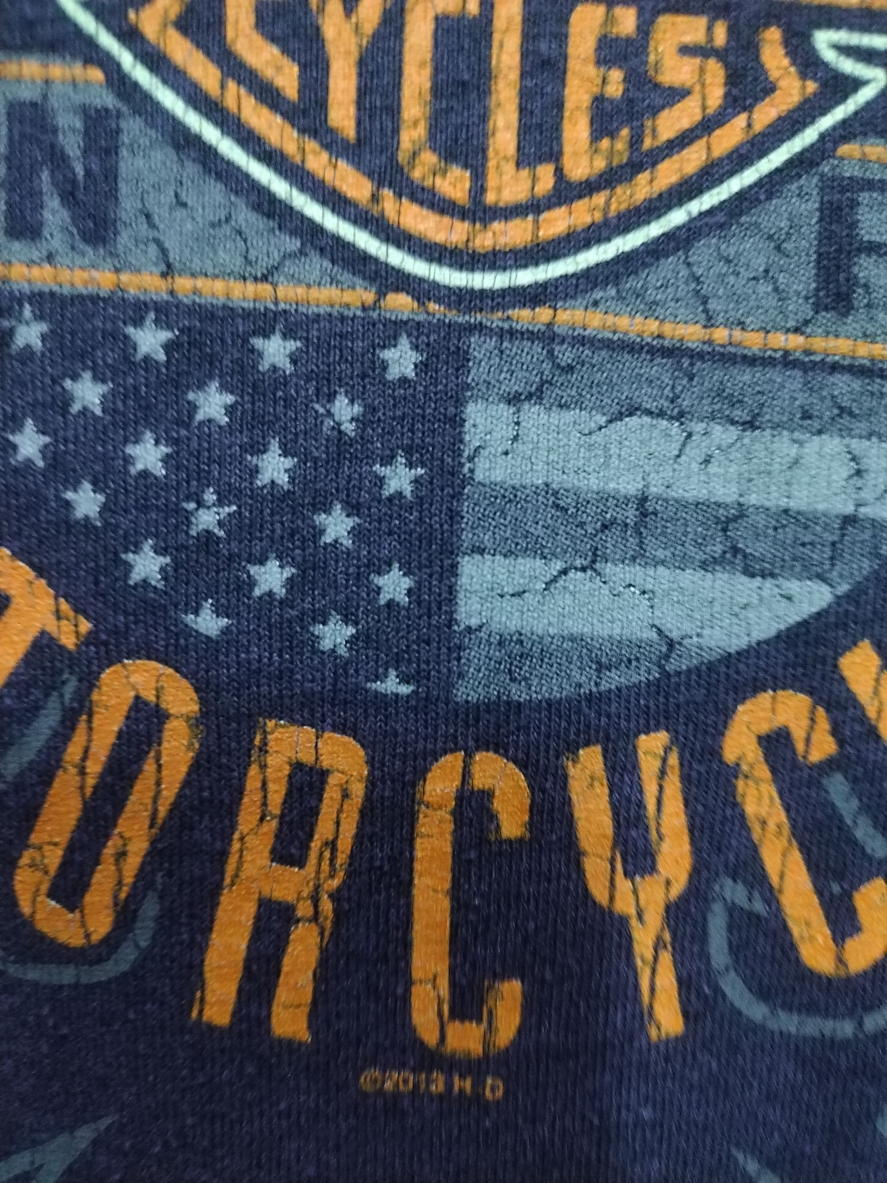 Harley Davidson × Vintage 2013 Harley Davidson style 3D HD eagle ROMMEL MARYLAND Size US XL / EU 56 / 4 - 18 Thumbnail